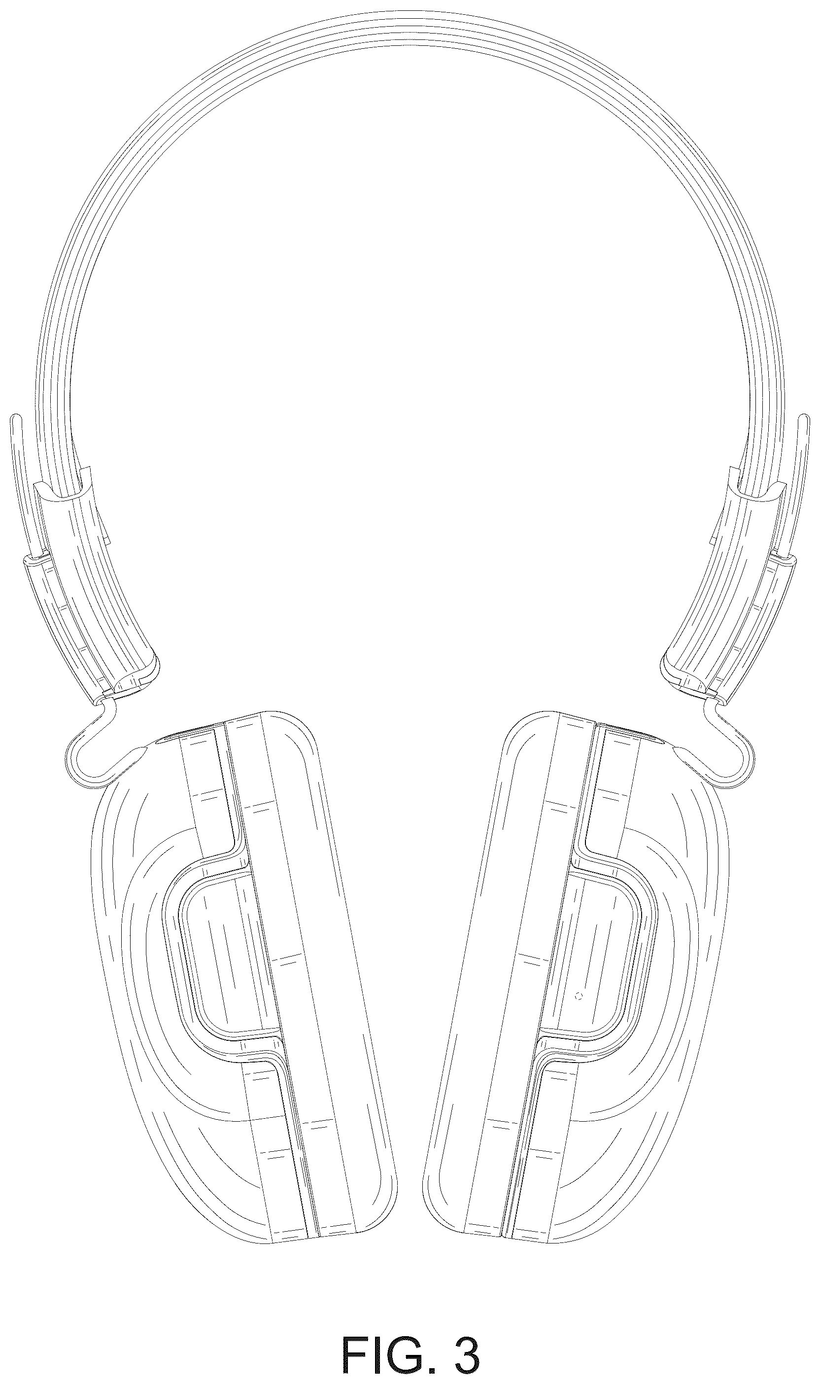 Patent USD1076870 Figure 3 – Headphone