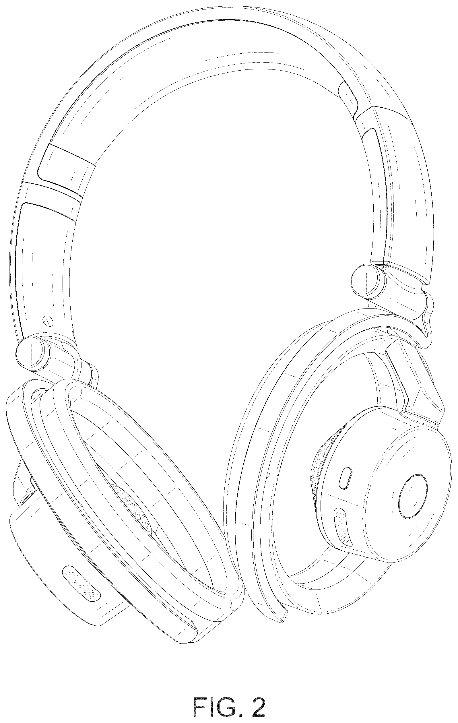 Patent USD1076872 Figure 2 – Headphone