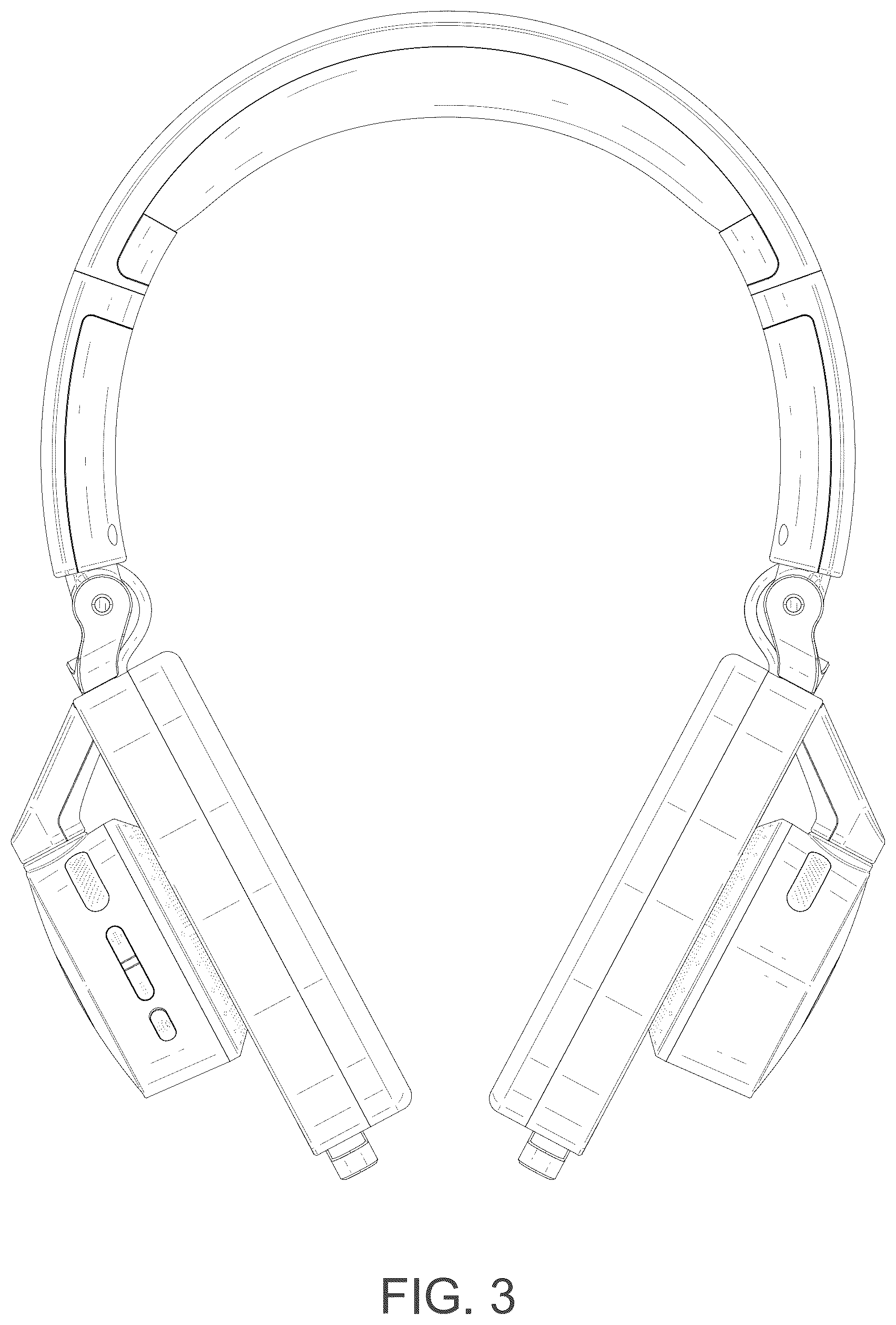 Patent USD1076872 Figure 3 – Headphone