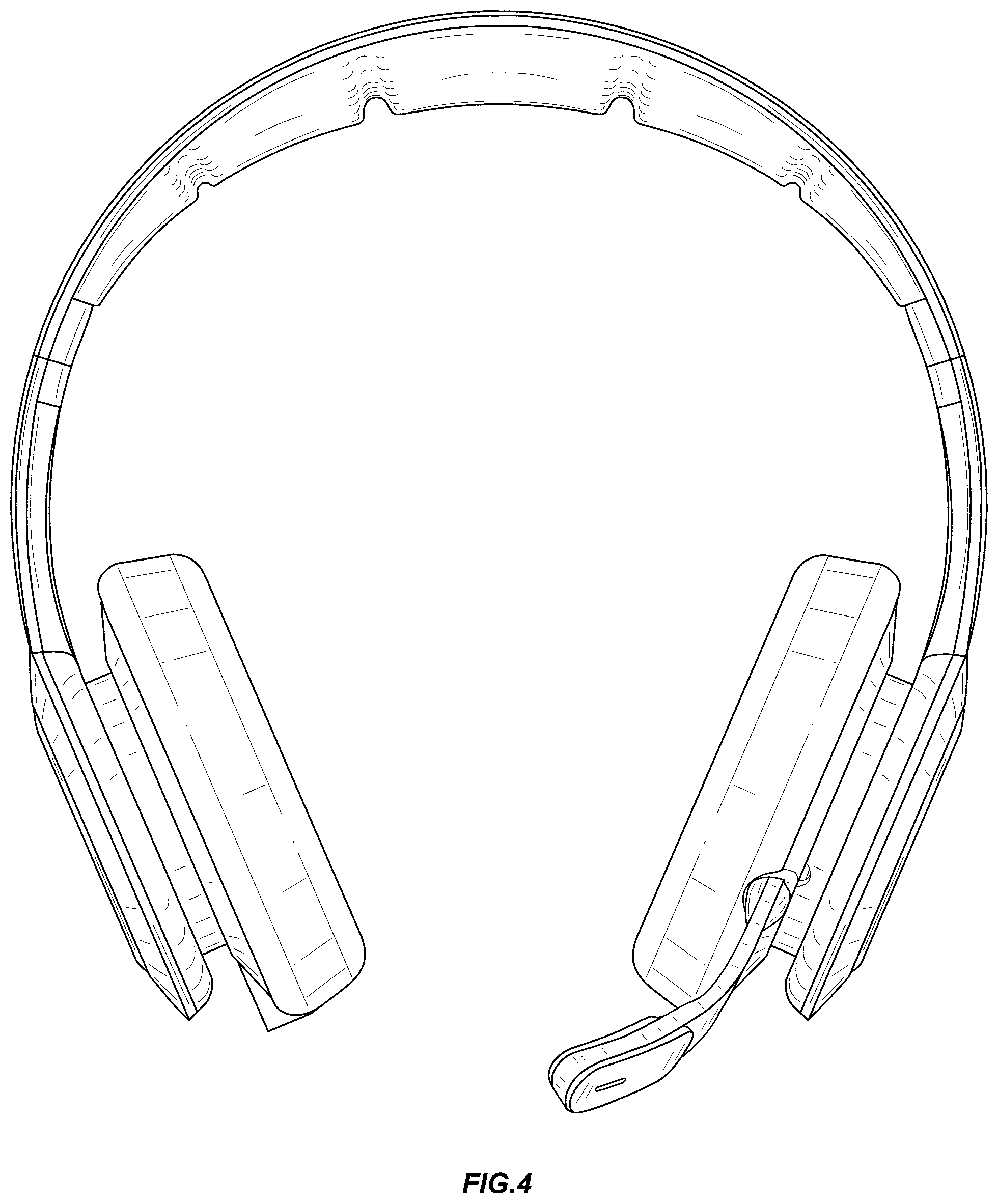Patent USD1076874 Figure 4 – Headset