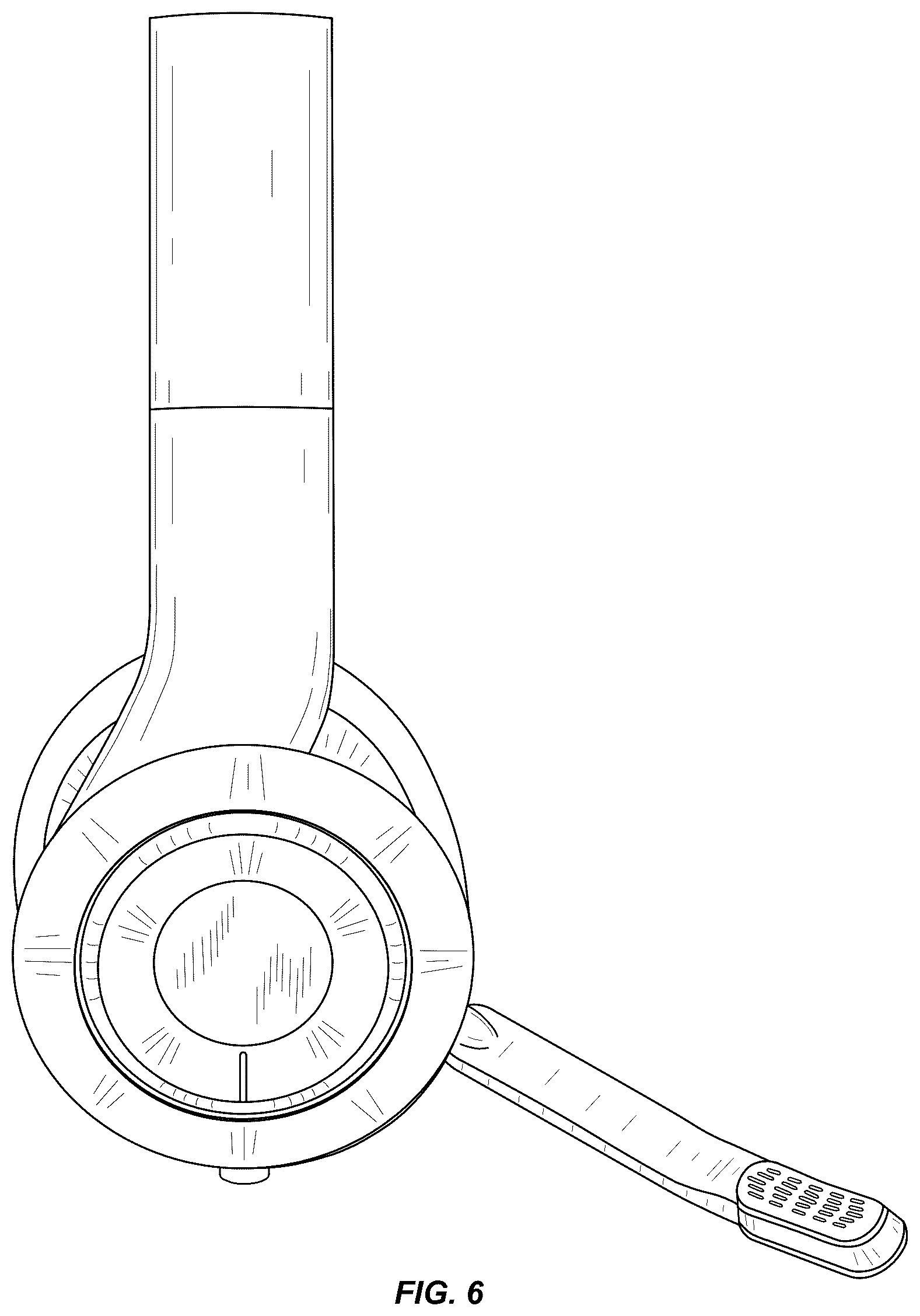 Patent USD1076874 Figure 6 – Headset
