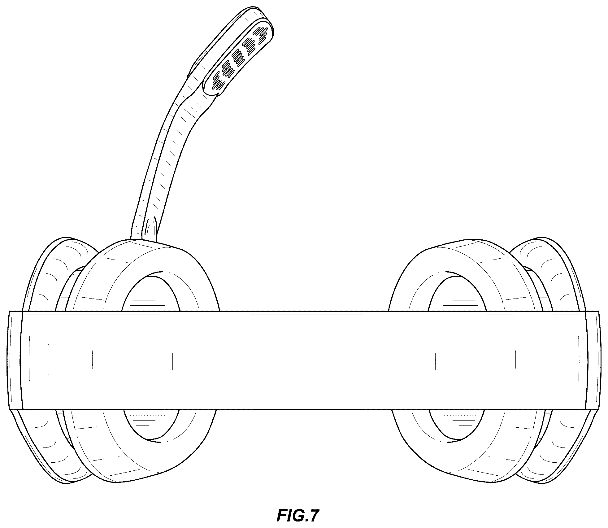 Patent USD1076874 Figure 7 – Headset