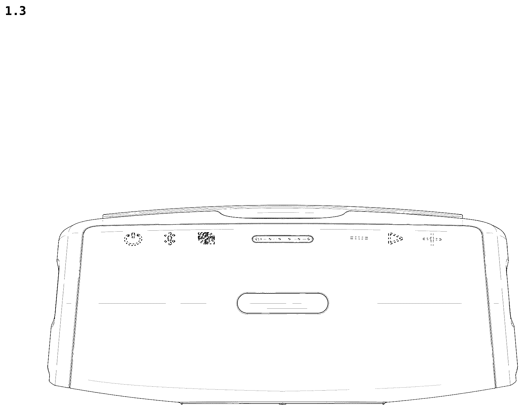 Patent USD1076882 Figure 3 – Speaker