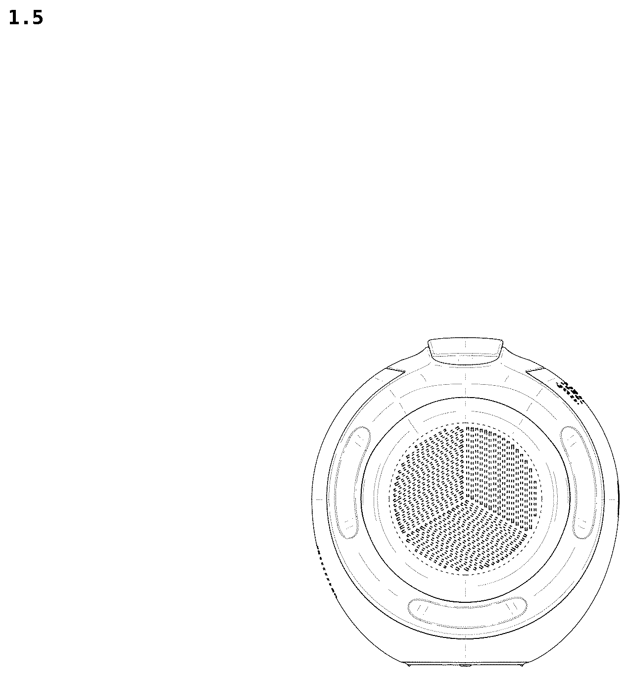 Patent USD1076882 Figure 5 – Speaker