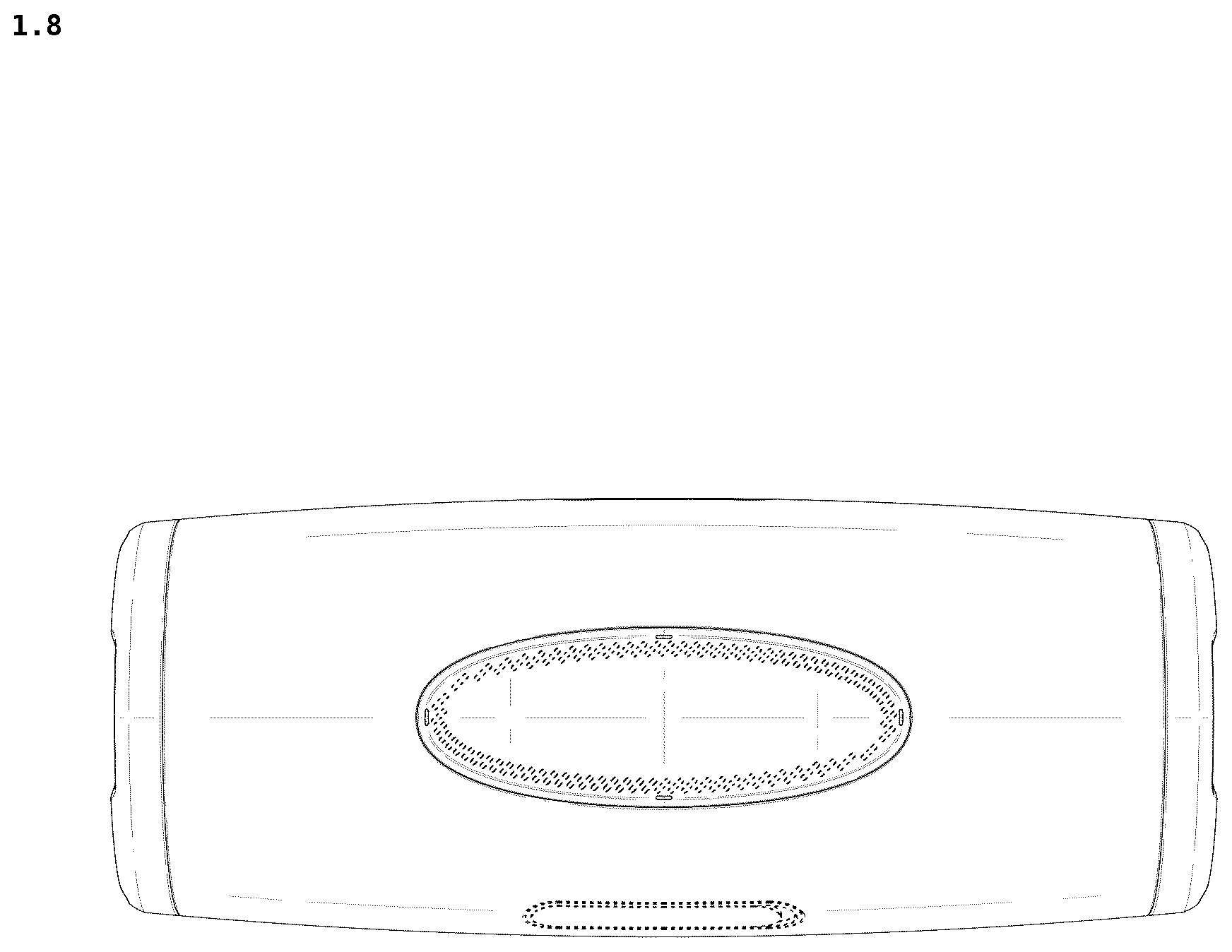 Patent USD1076882 Figure 8 – Speaker