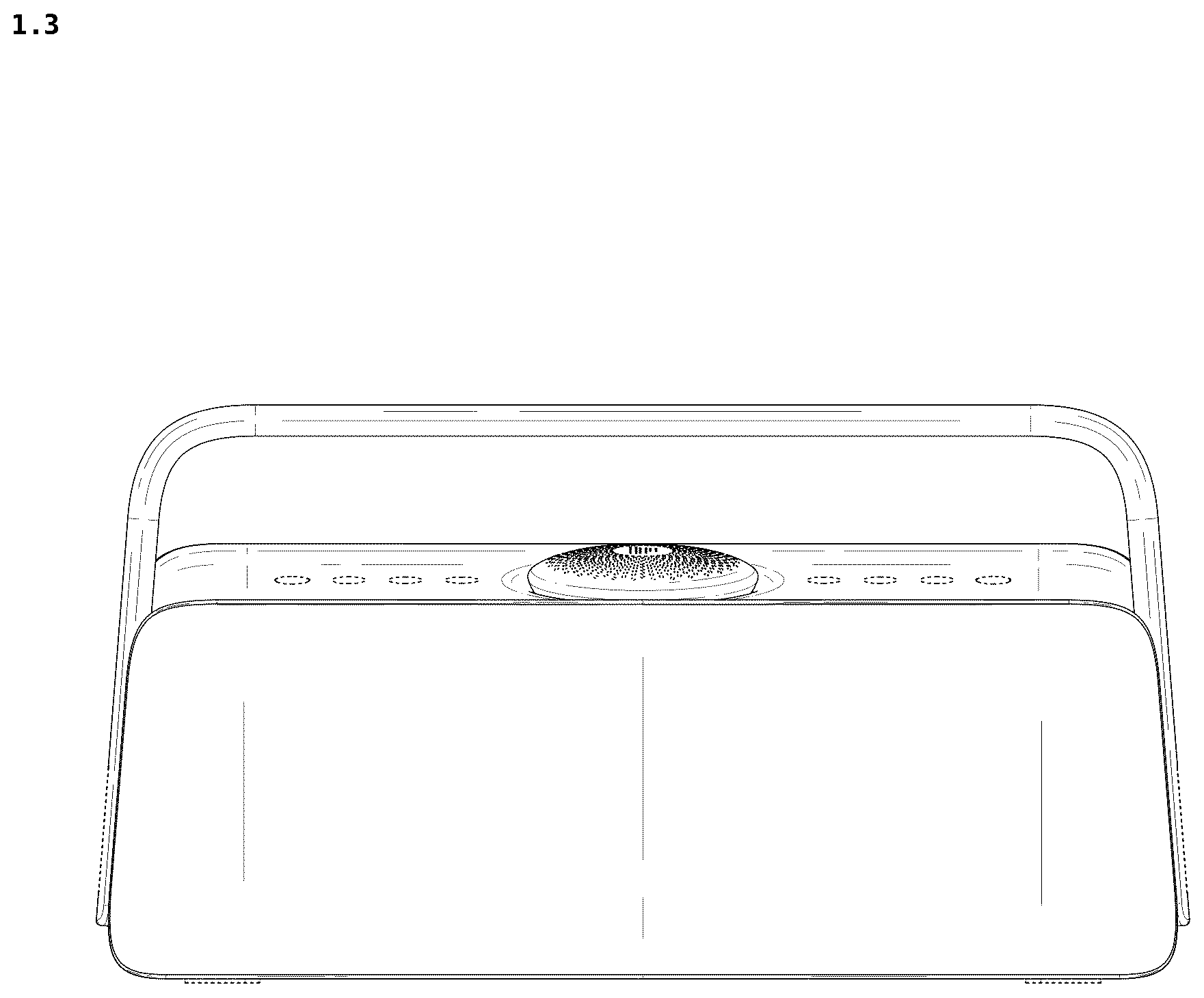 Patent USD1076883 Figure 3 – Speaker