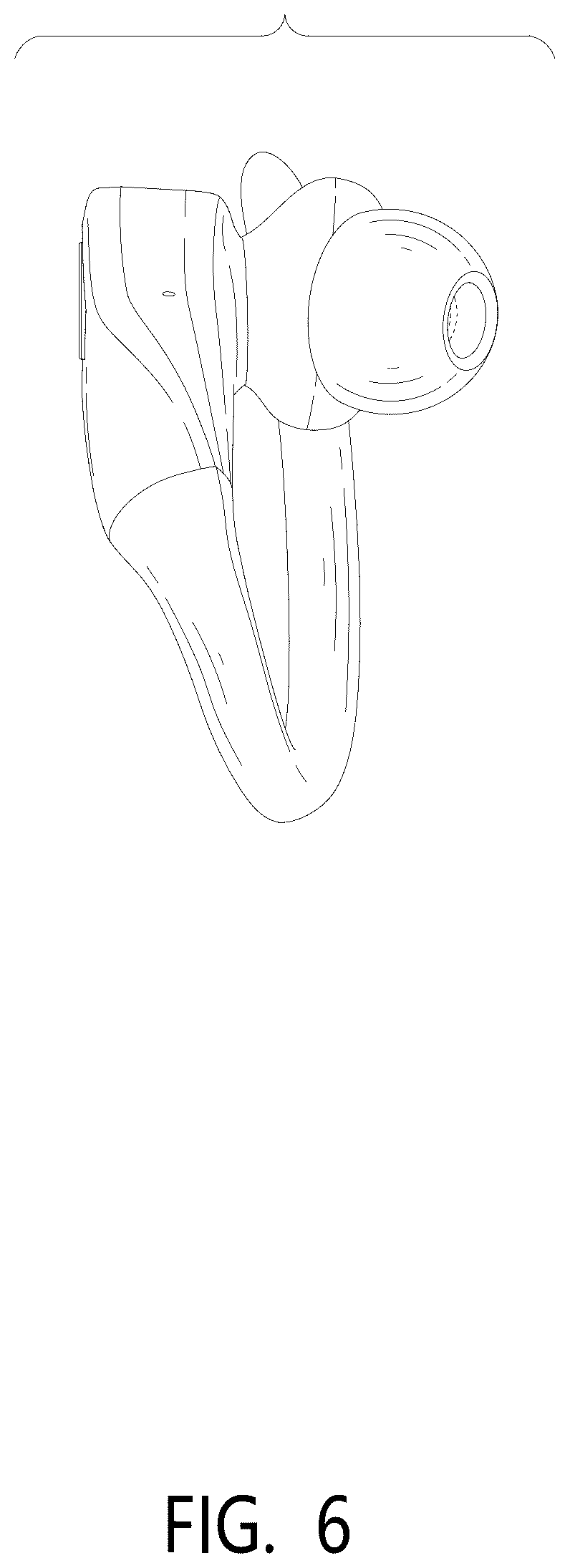 Patent USD1076884 Figure 6 – Wireless earphones with charging case
