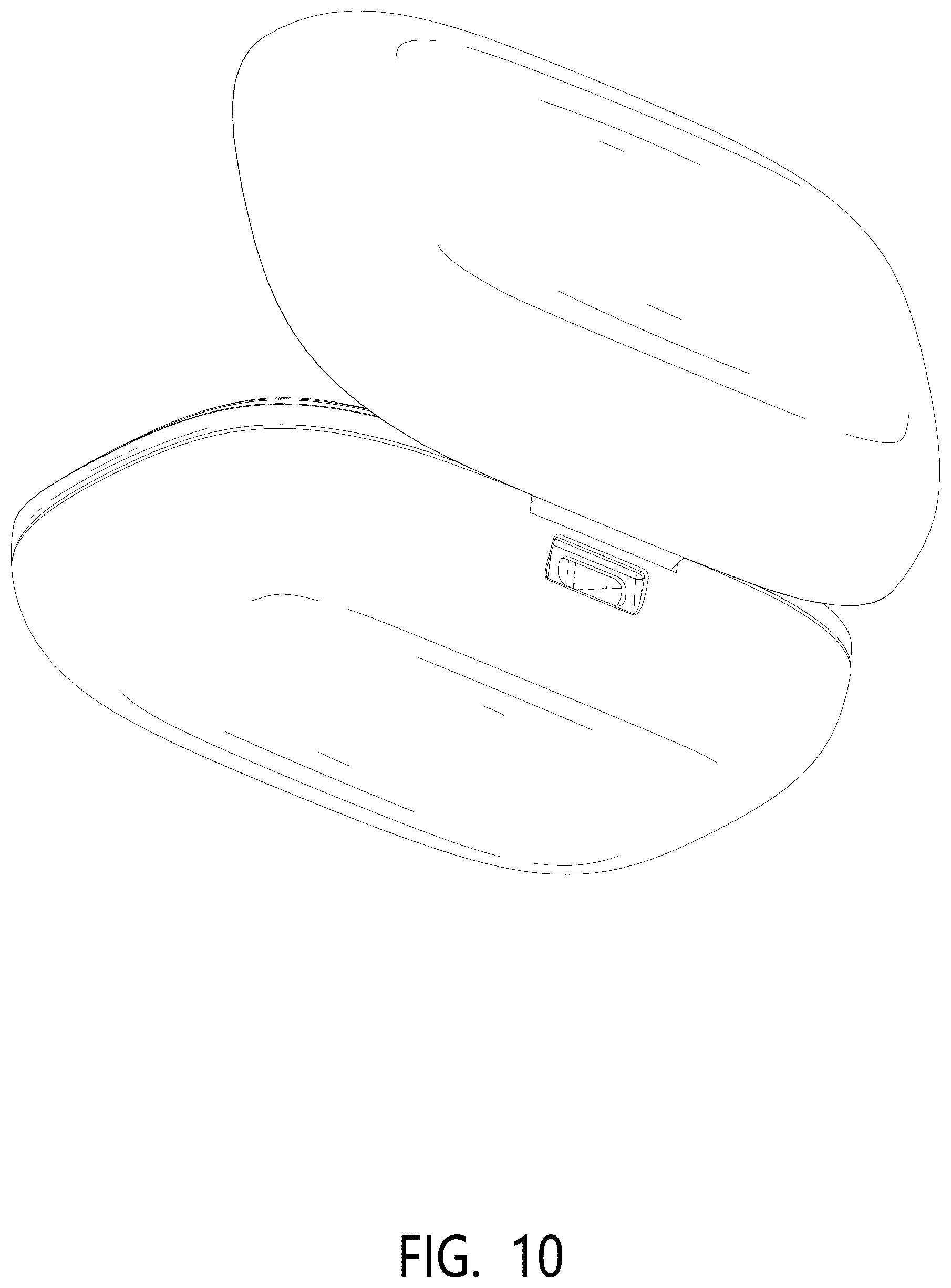 Patent USD1076884 Figure 10 – Wireless earphones with charging case