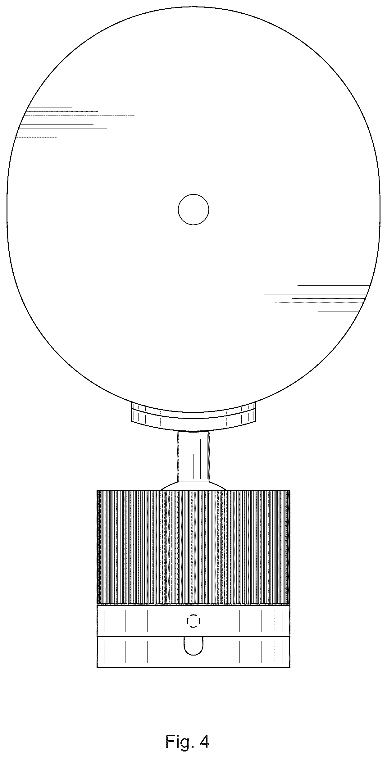 Patent USD1076885 Figure 4 – Wall mount for an audio device
