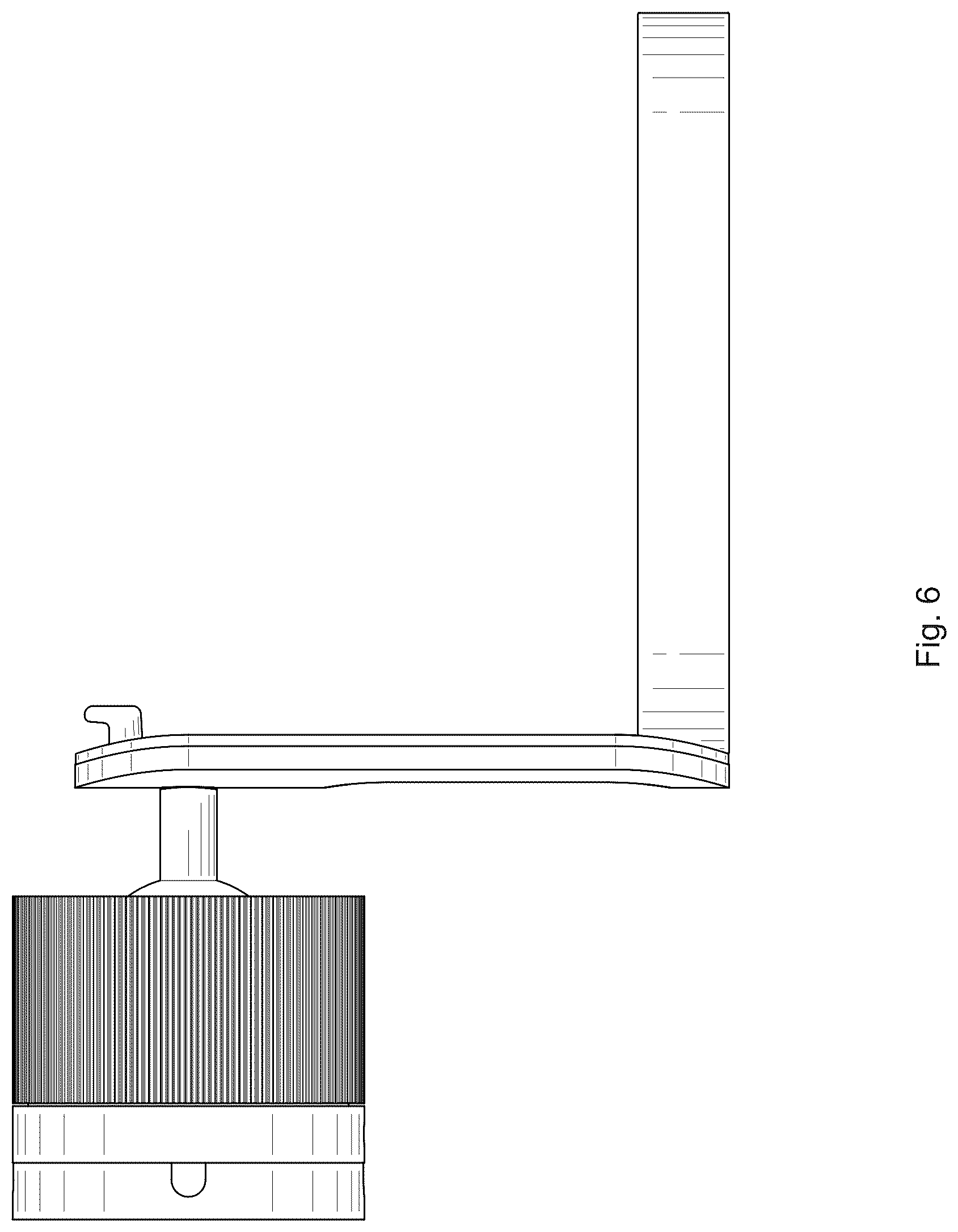 Patent USD1076885 Figure 6 – Wall mount for an audio device