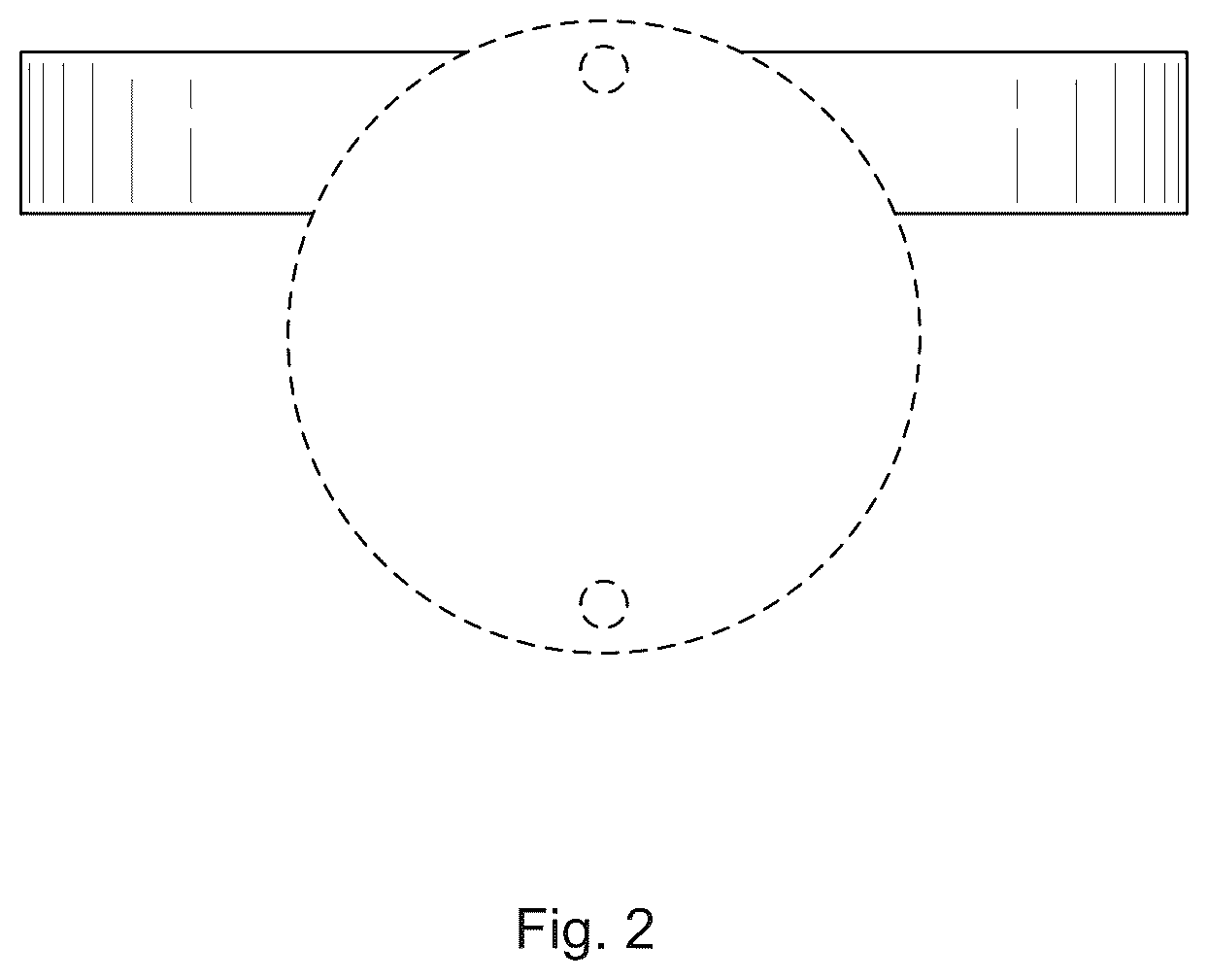 Patent USD1076886 Figure 2 – Wall mount for an audio device