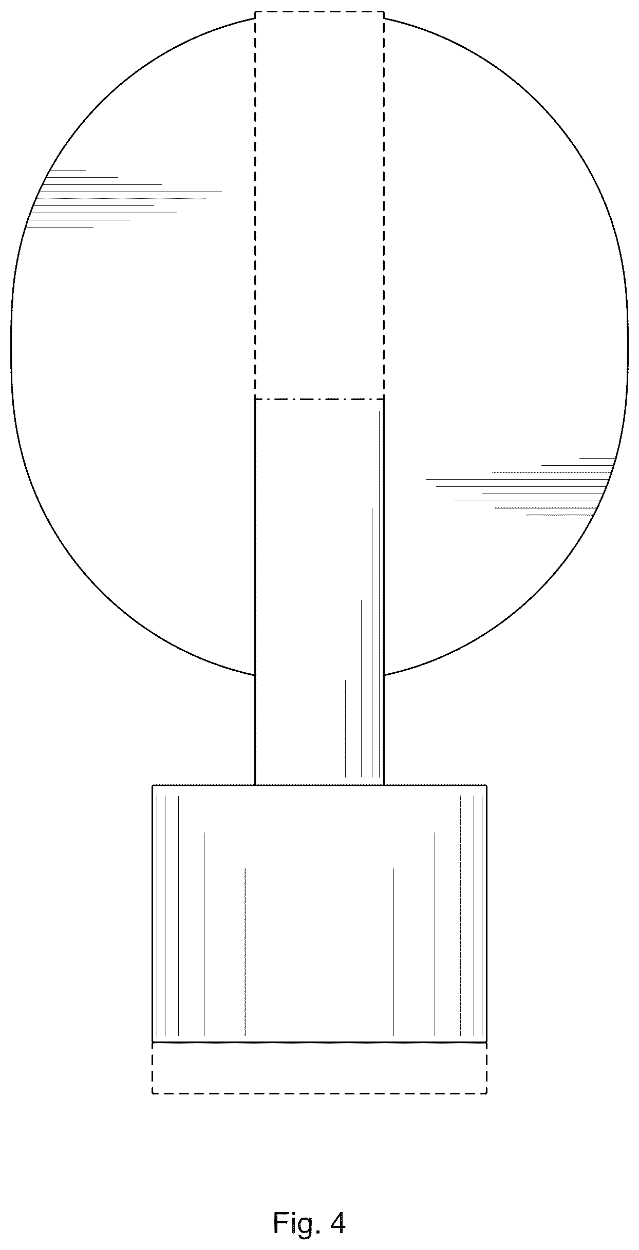 Patent USD1076886 Figure 4 – Wall mount for an audio device