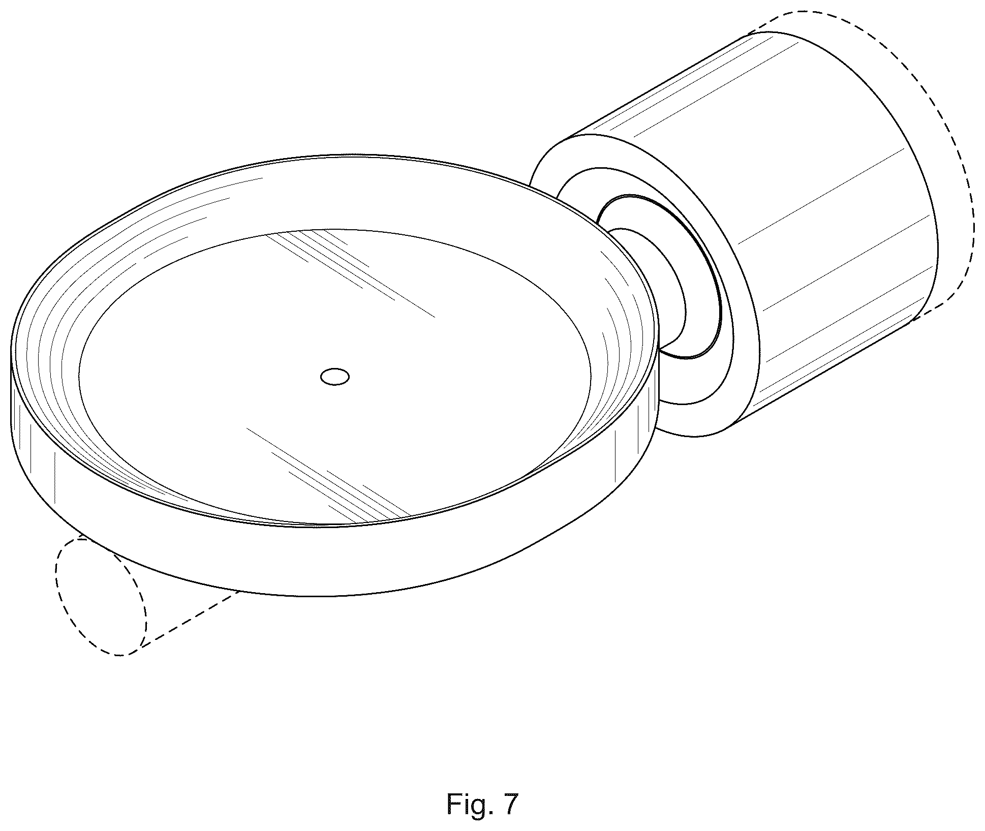 Patent USD1076886 Figure 7 – Wall mount for an audio device