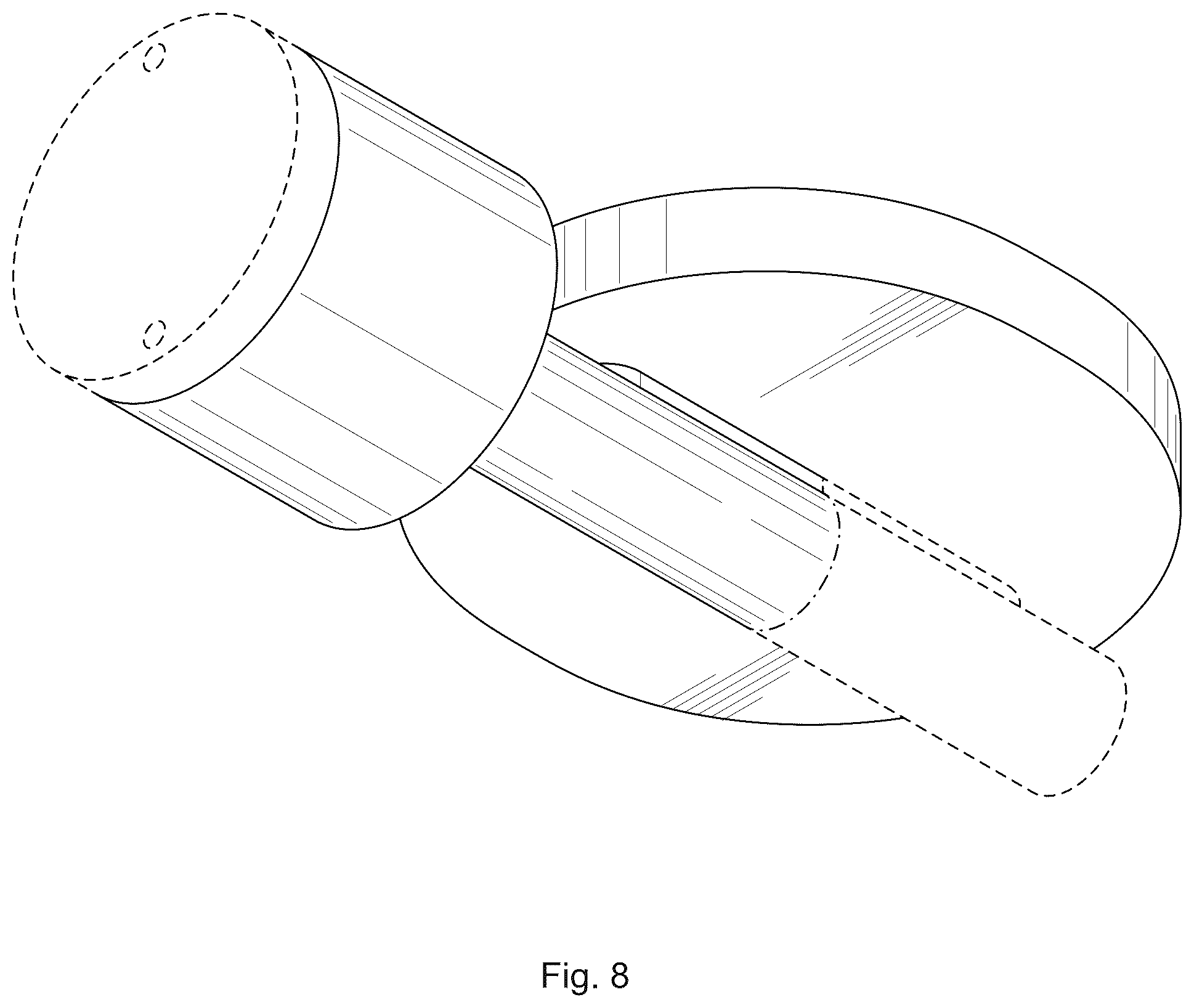 Patent USD1076886 Figure 8 – Wall mount for an audio device