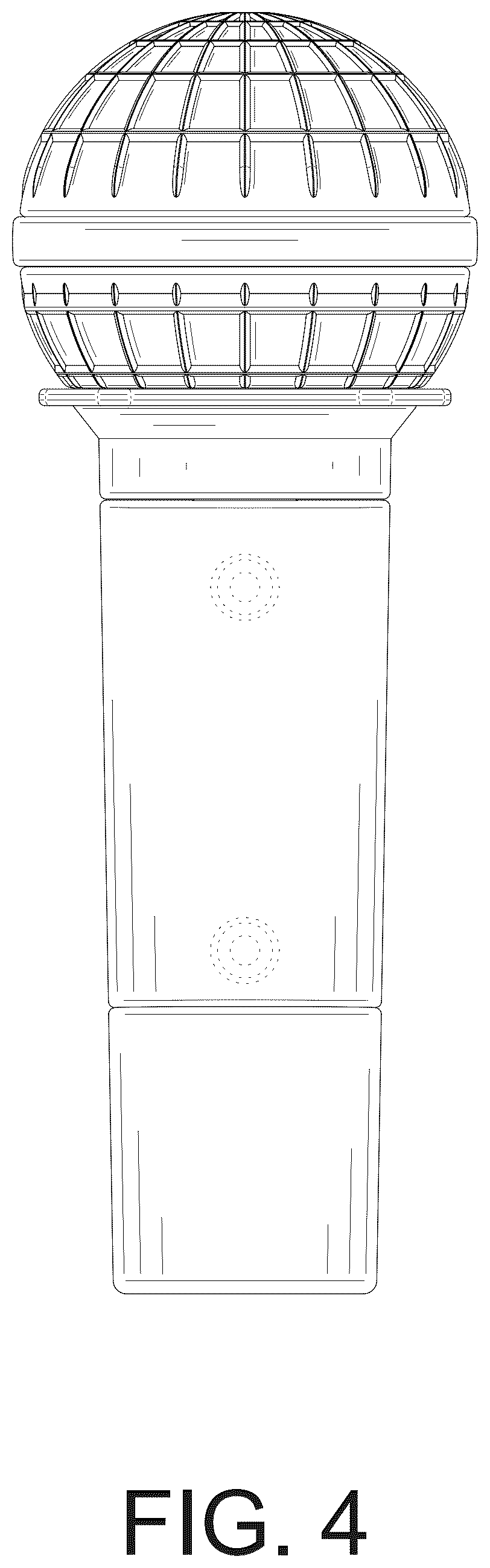 Patent USD1076889 Figure 4 – Toy microphone