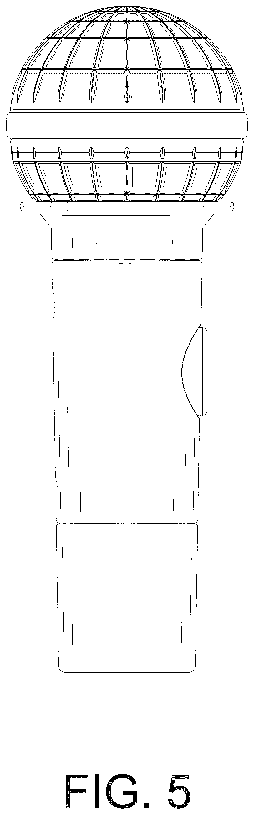 Patent USD1076889 Figure 5 – Toy microphone