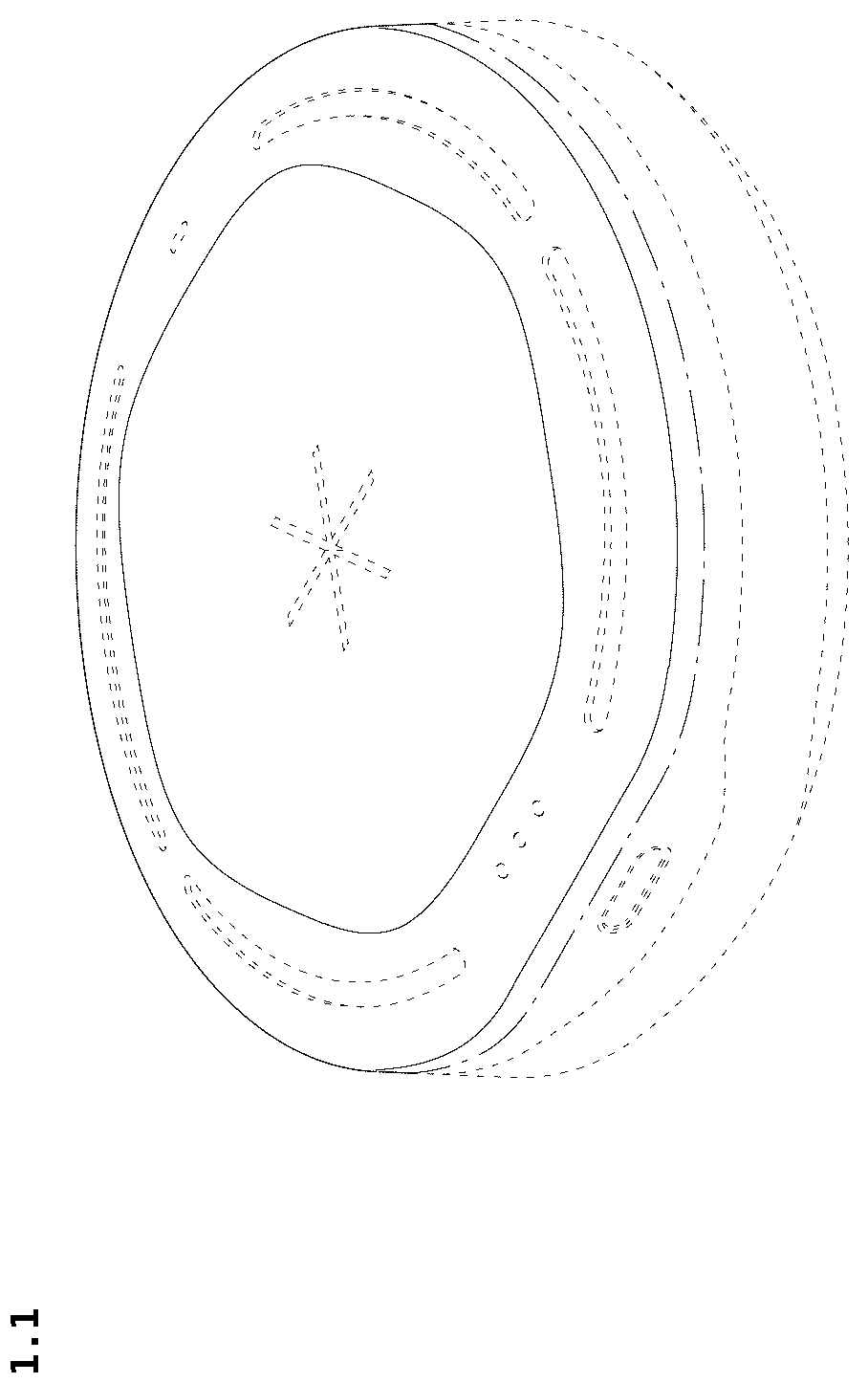 Patent USD1076890 — Microphone — Figure 1