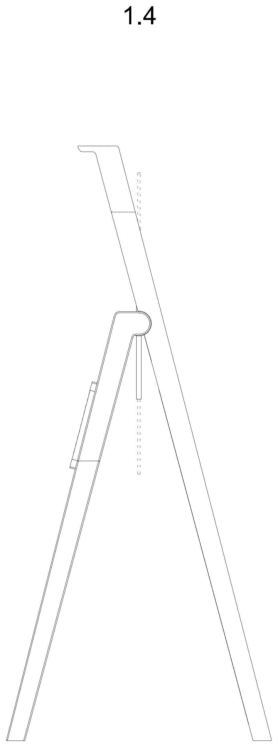 Patent USD1076897 Figure 4 – Video screen with stand