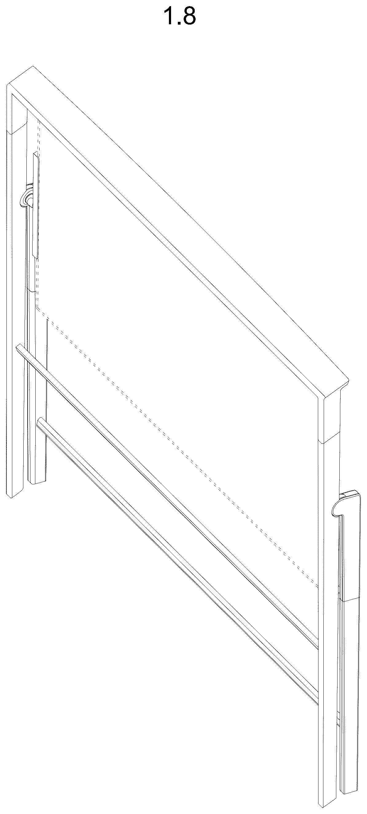 Patent USD1076897 Figure 8 – Video screen with stand