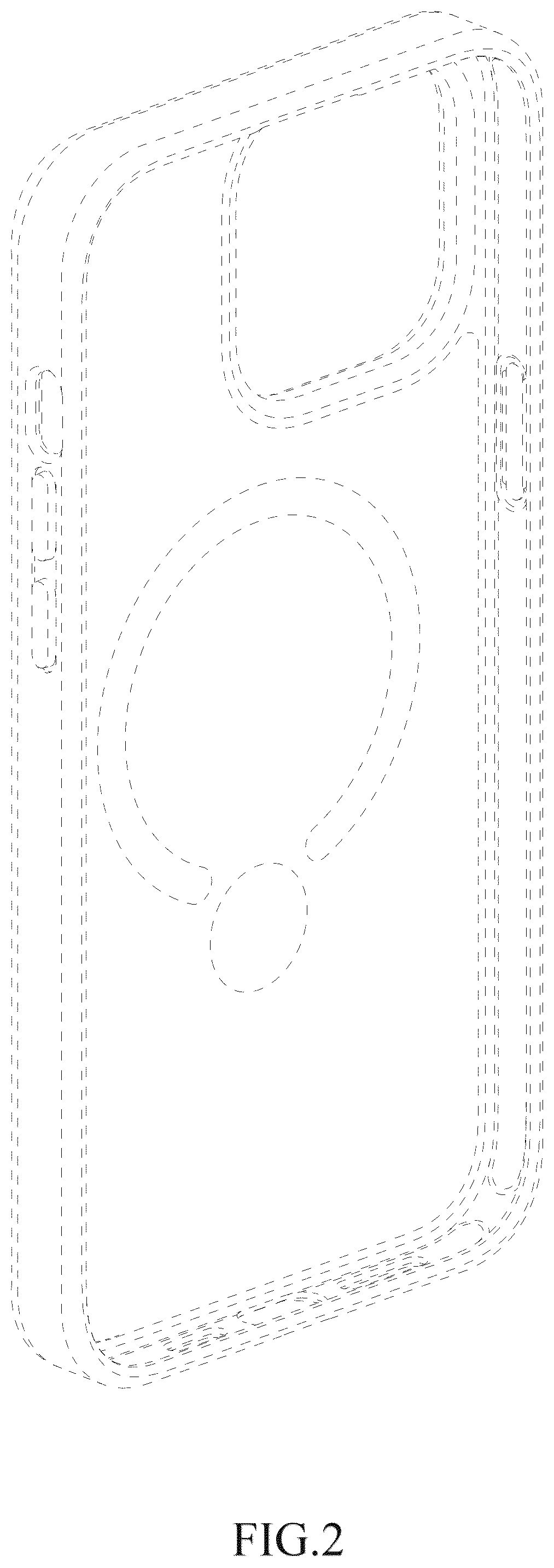Patent USD1076898 Figure 2 – Case for electronic device