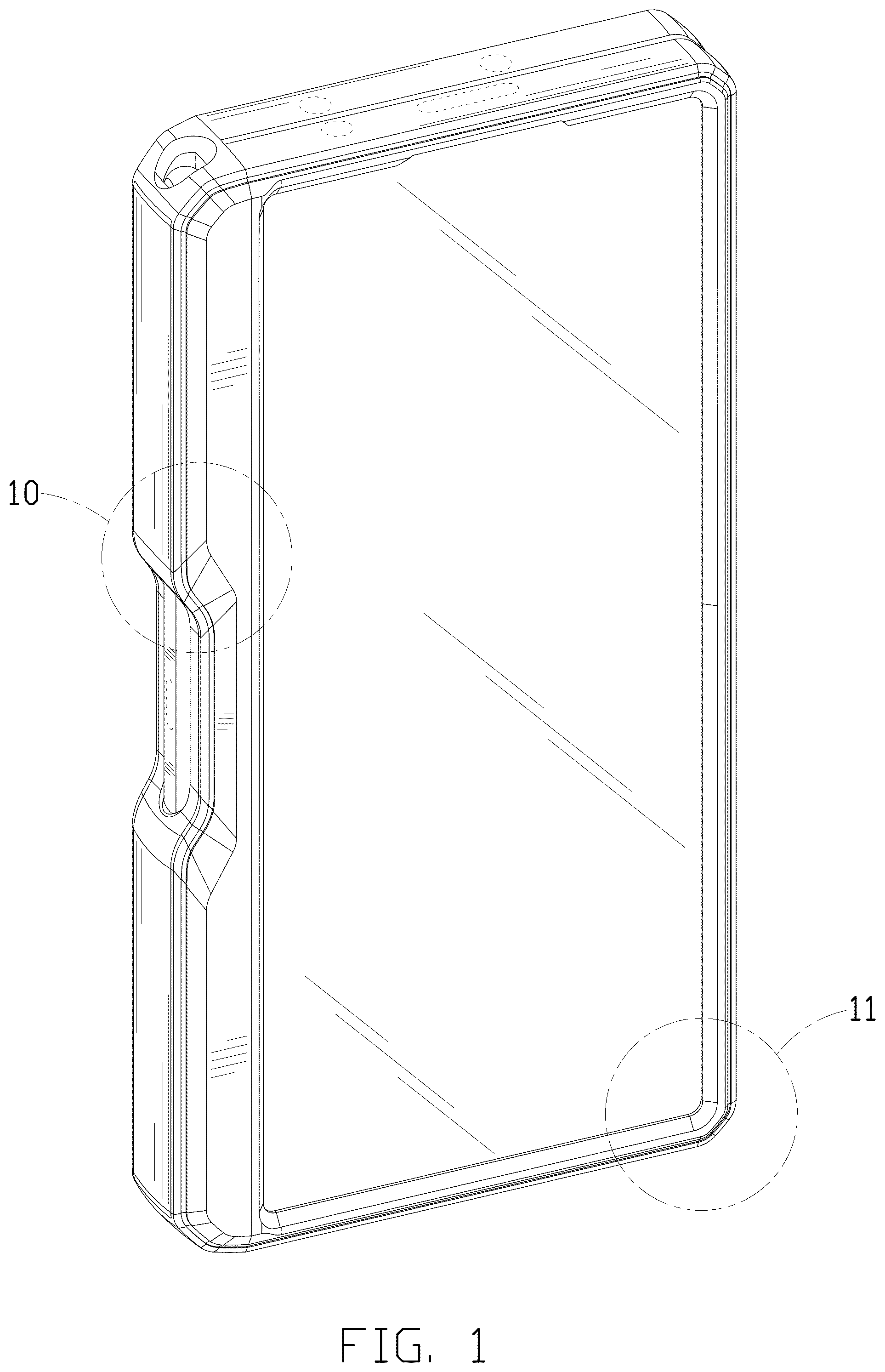 Patent USD1076899 Figure 1 – Smartphone case