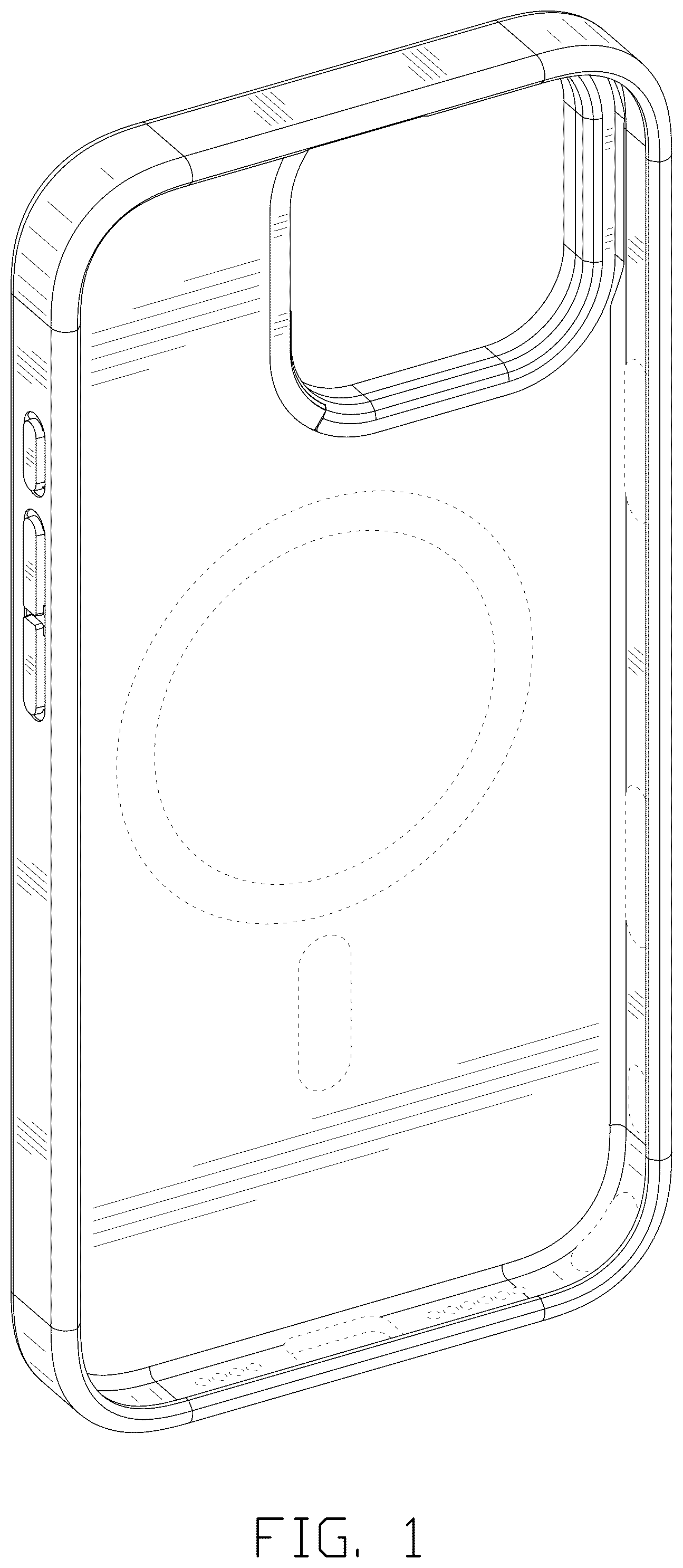Patent USD1076900 Figure 1 – Smartphone case