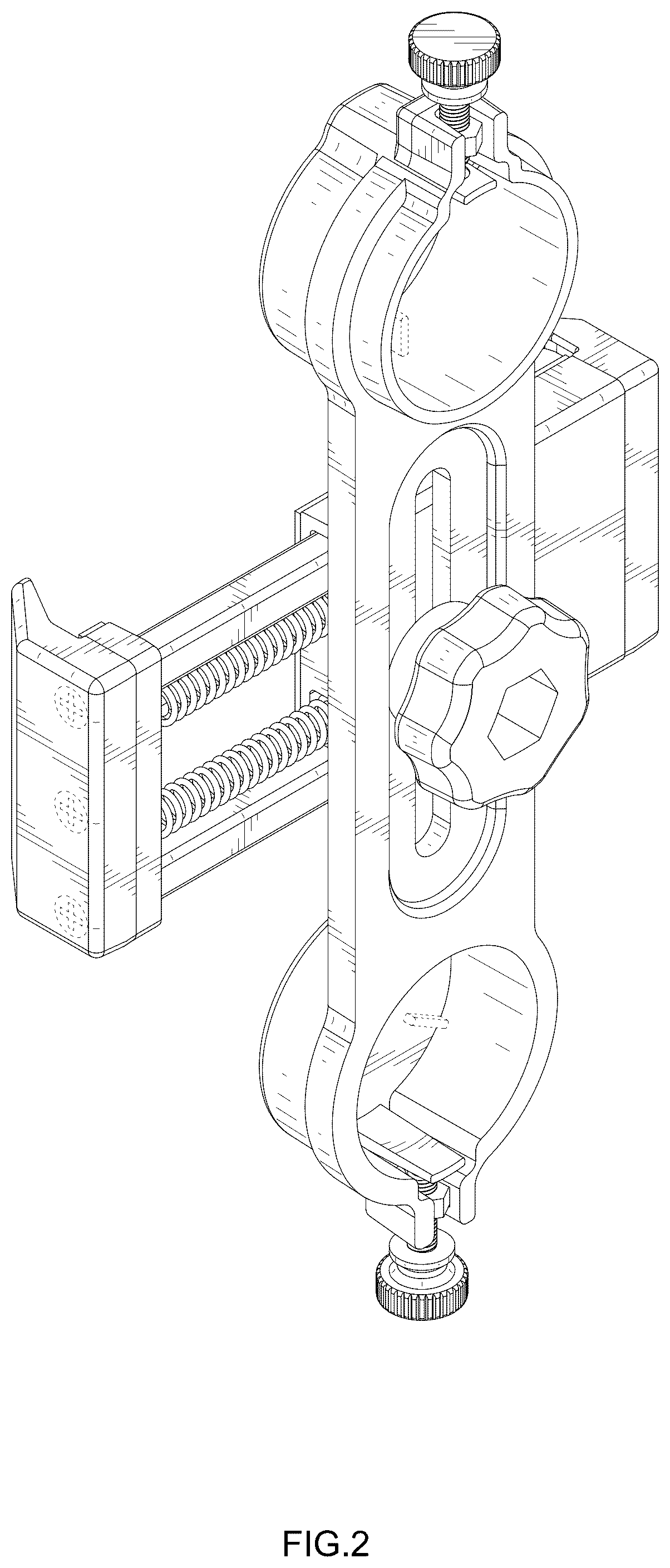 Patent USD1076903 Figure 2 – Eyepiece phone clip