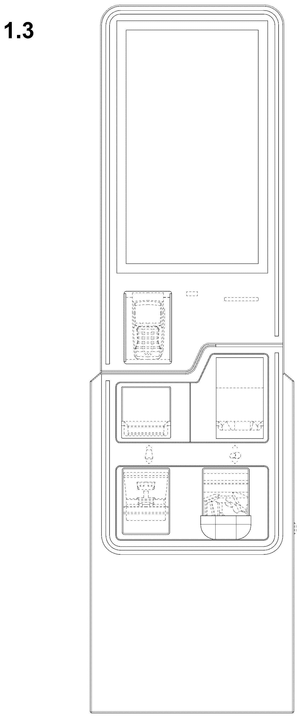 Patent USD1076907 Figure 3 – Self-service terminal