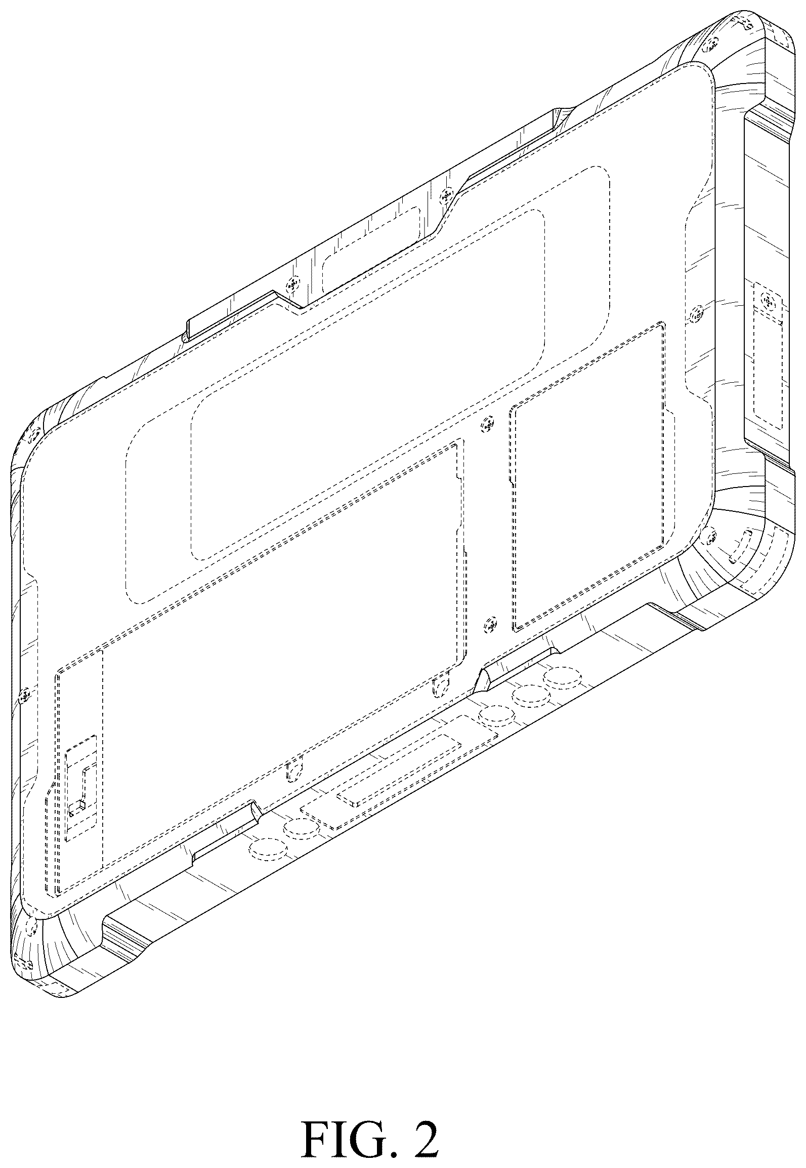 Patent USD1076909 Figure 2 – Electronic device
