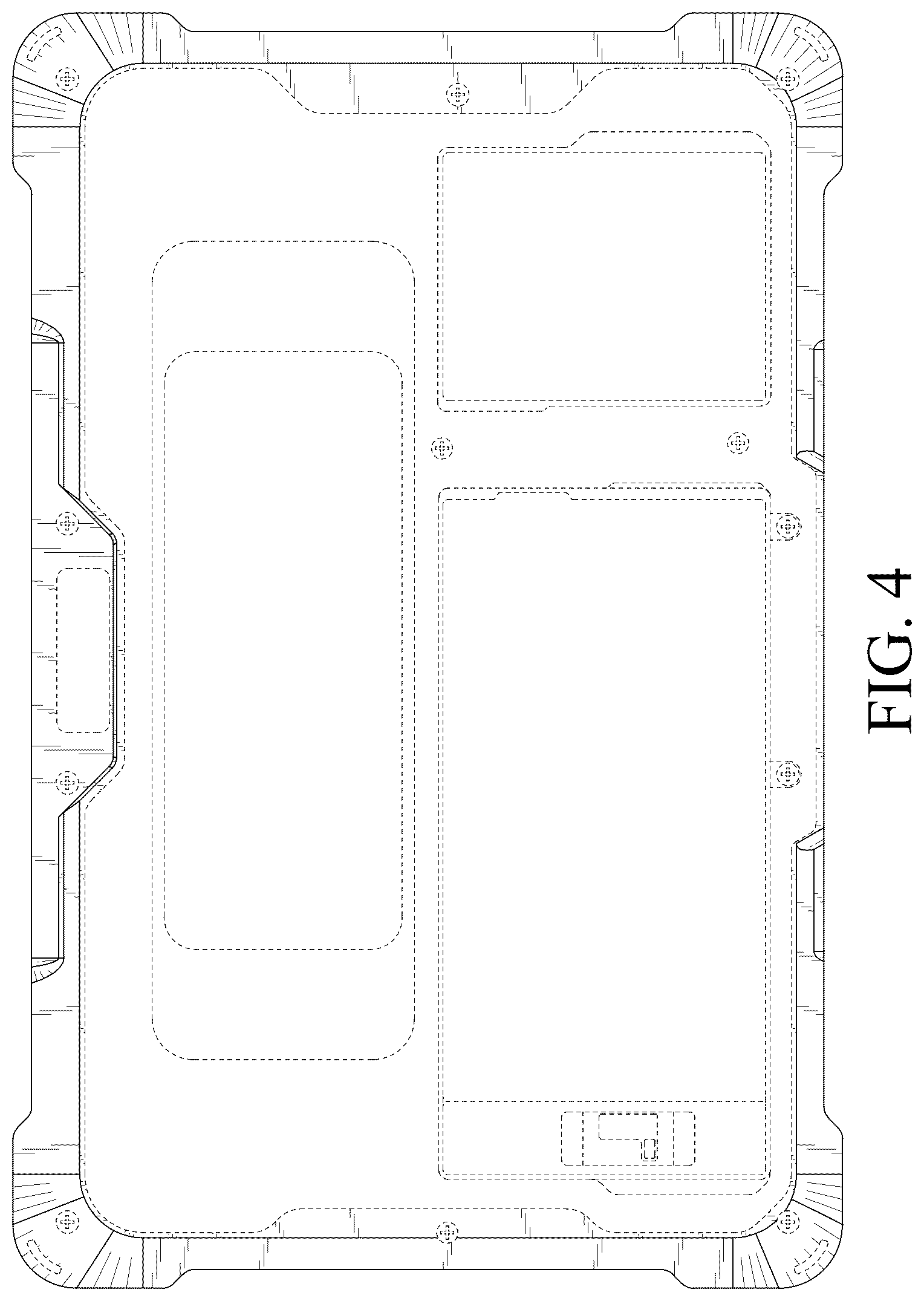 Patent USD1076909 Figure 4 – Electronic device