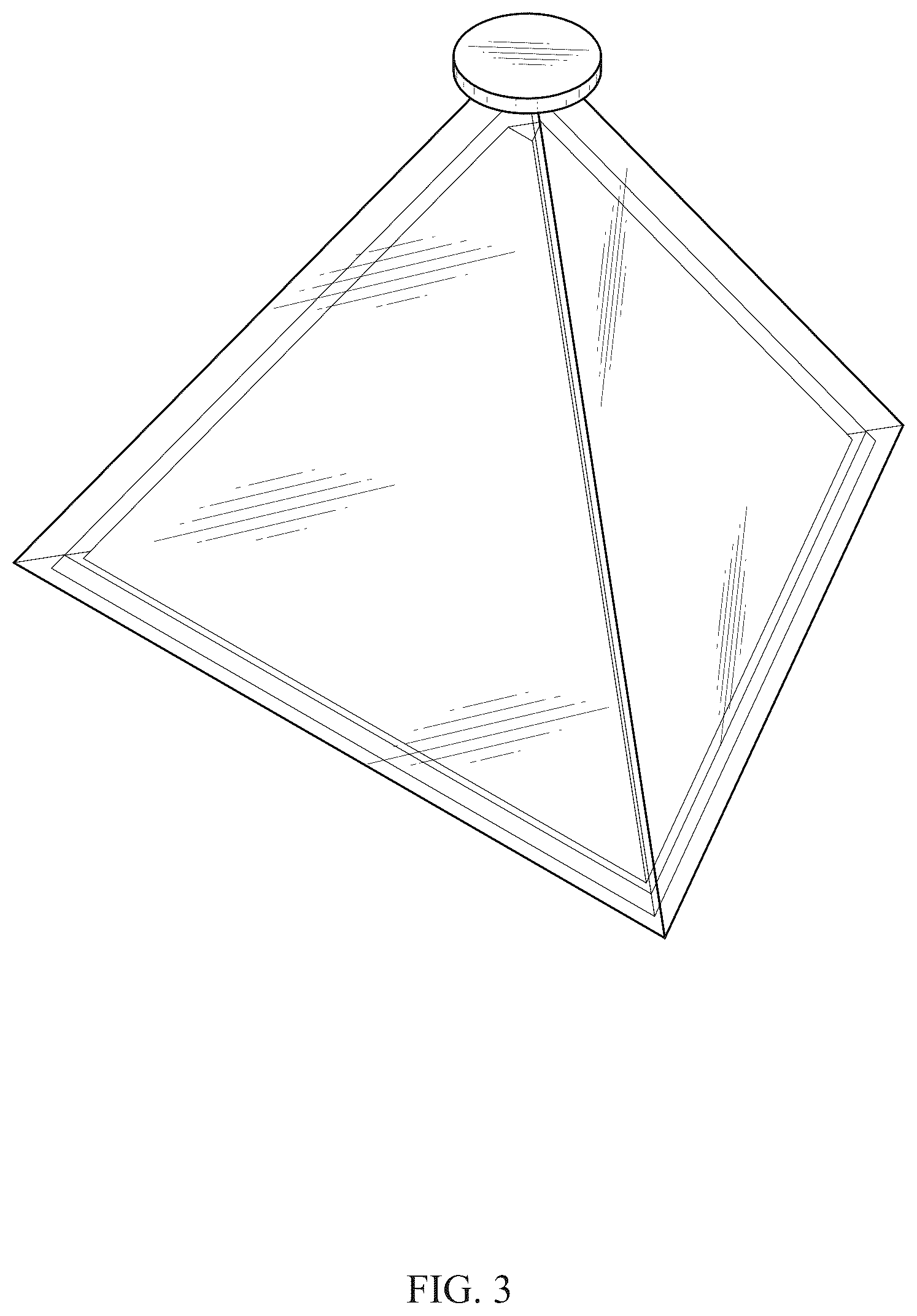 Patent USD1076911 Figure 3 – Communication device for facilitating communication using light radiation