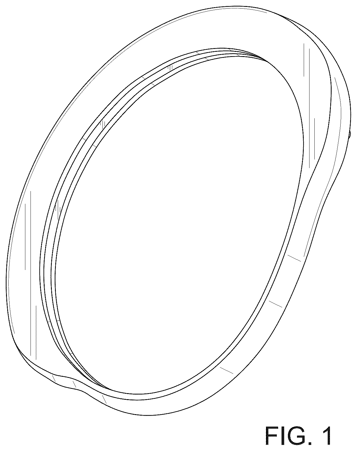 Patent USD1076912 — Virtual reality glasses frame — Figure 1