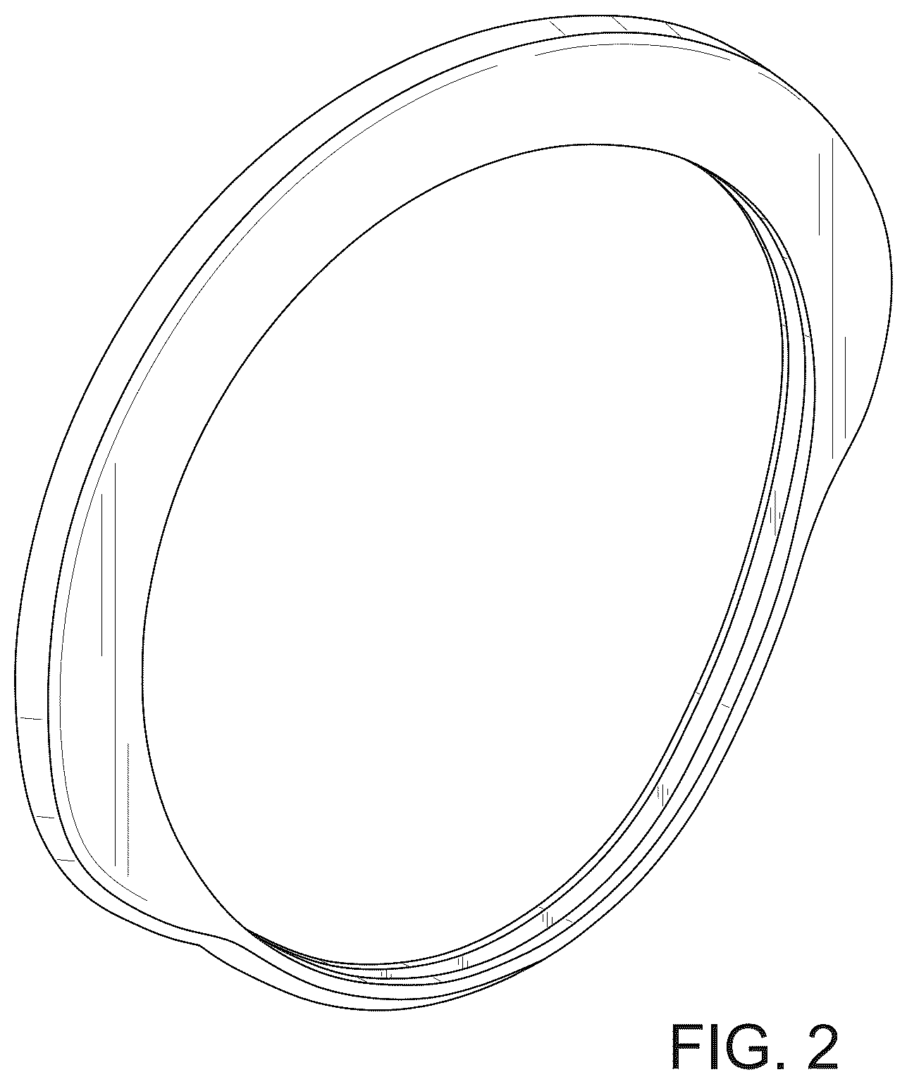 Patent USD1076912 Figure 2 – Virtual reality glasses frame