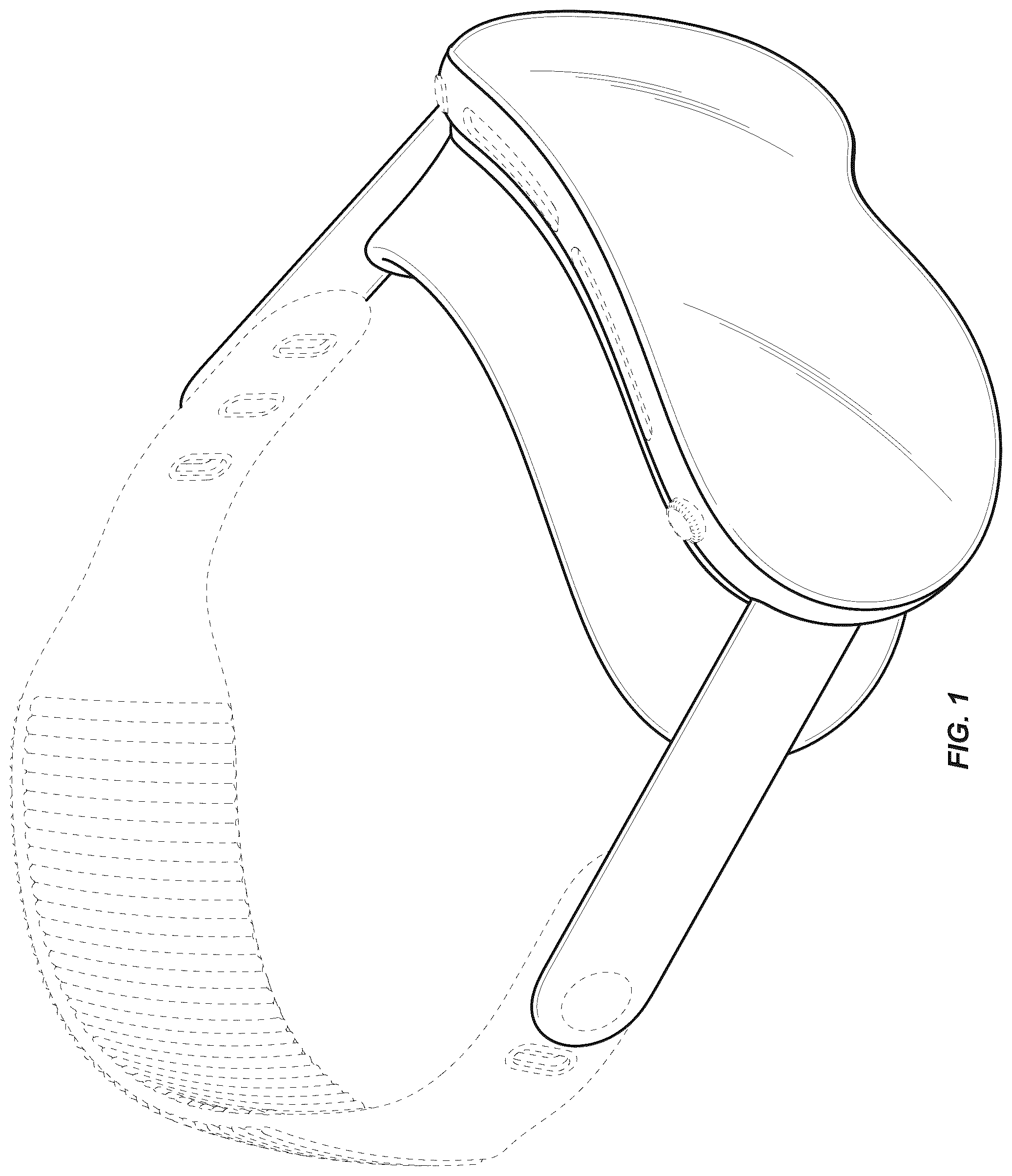 Patent USD1076913 Figure 1 – Head-mounted display