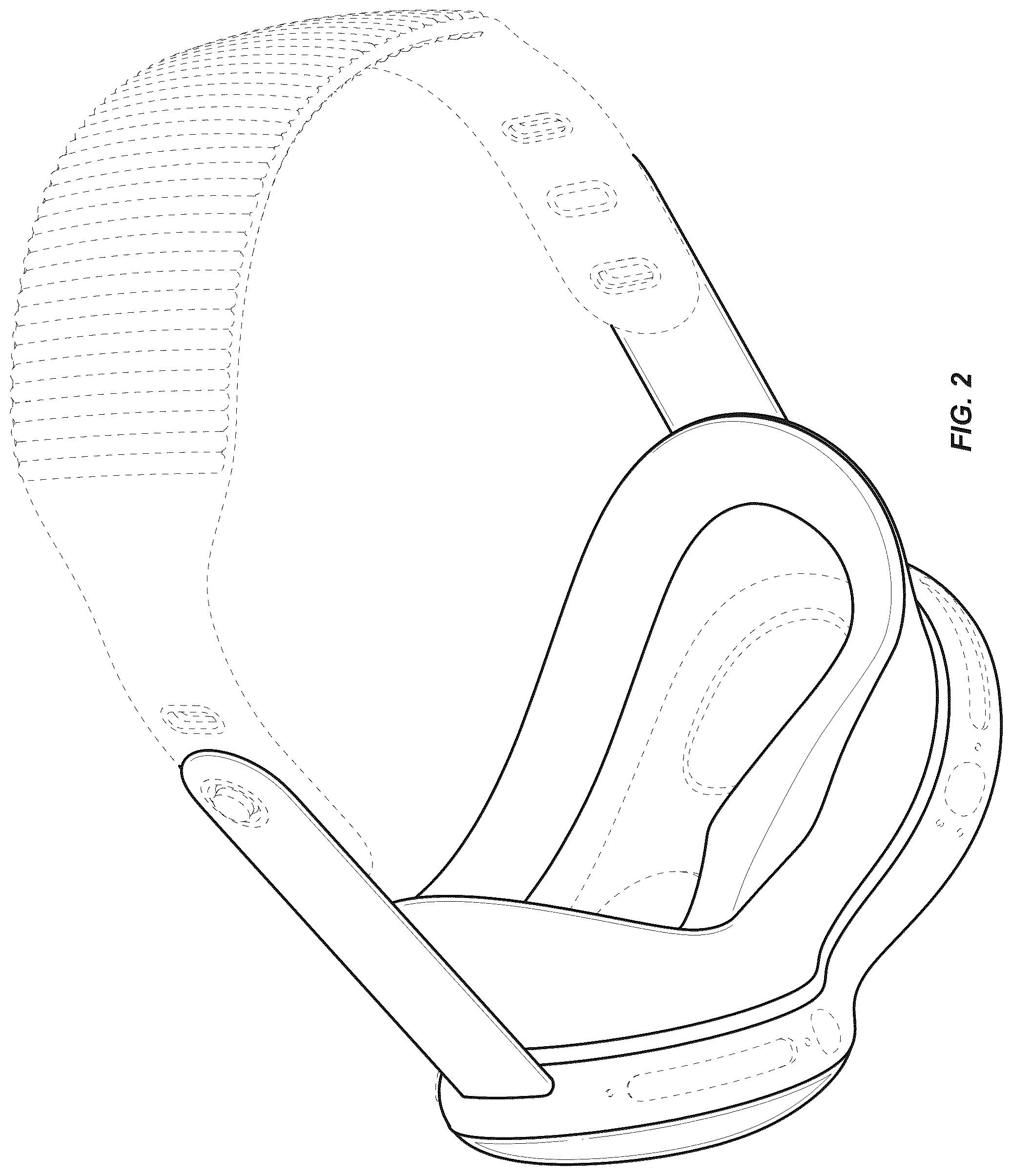 Patent USD1076913 Figure 2 – Head-mounted display