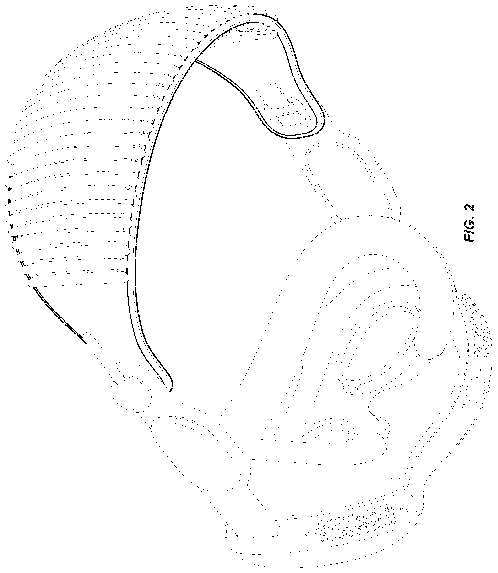 Patent USD1076914 Figure 2 – Band for head-mounted display