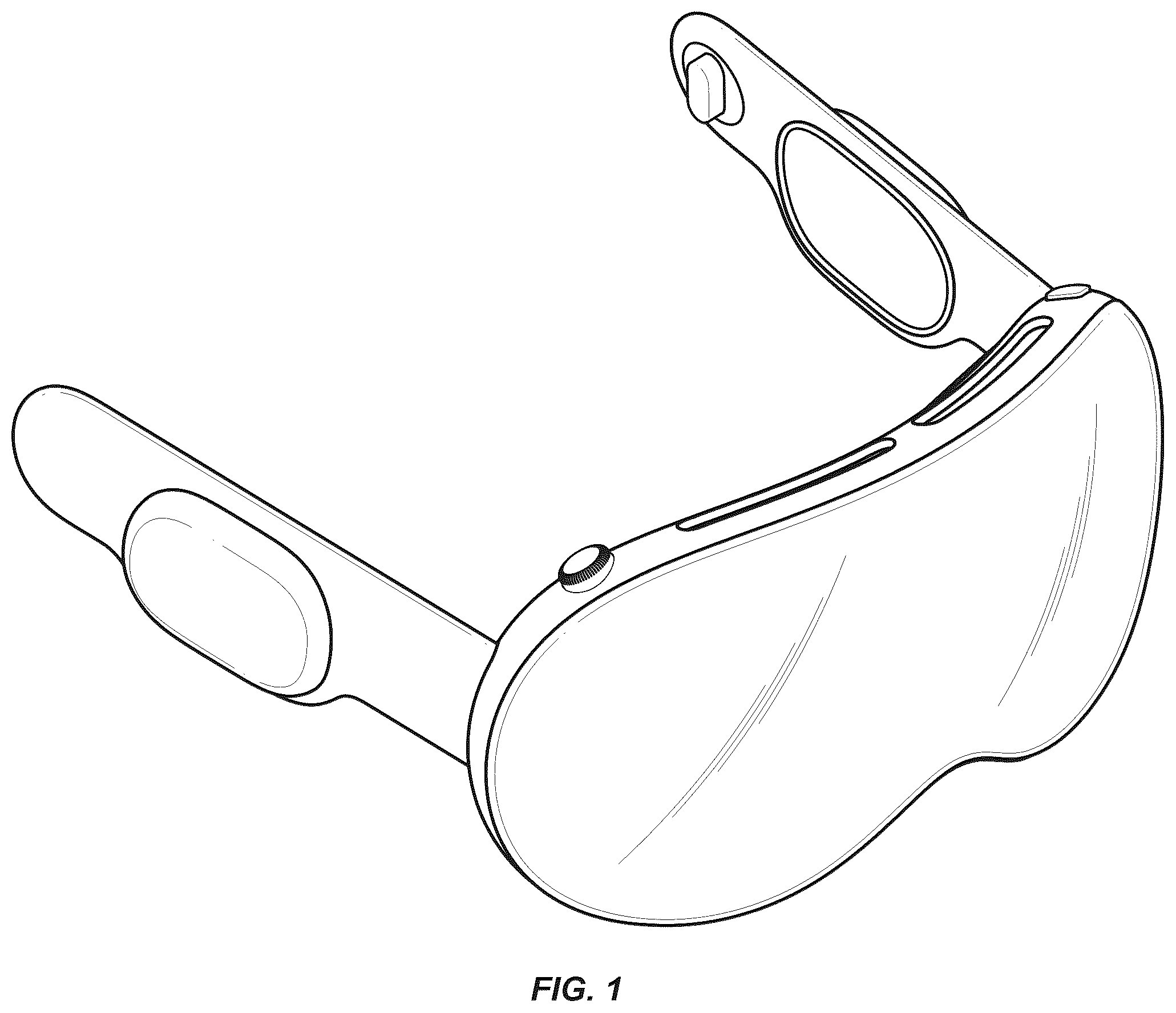Patent USD1076915 Figure 1 – Head-mounted display