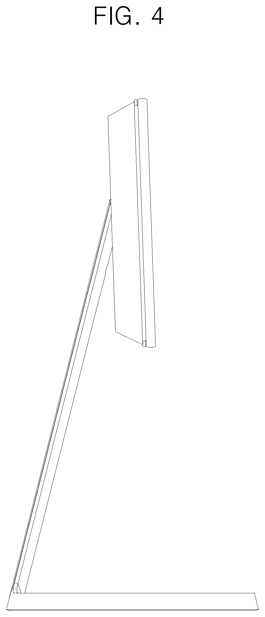 Patent USD1076916 Figure 4 – Display screen with speakers
