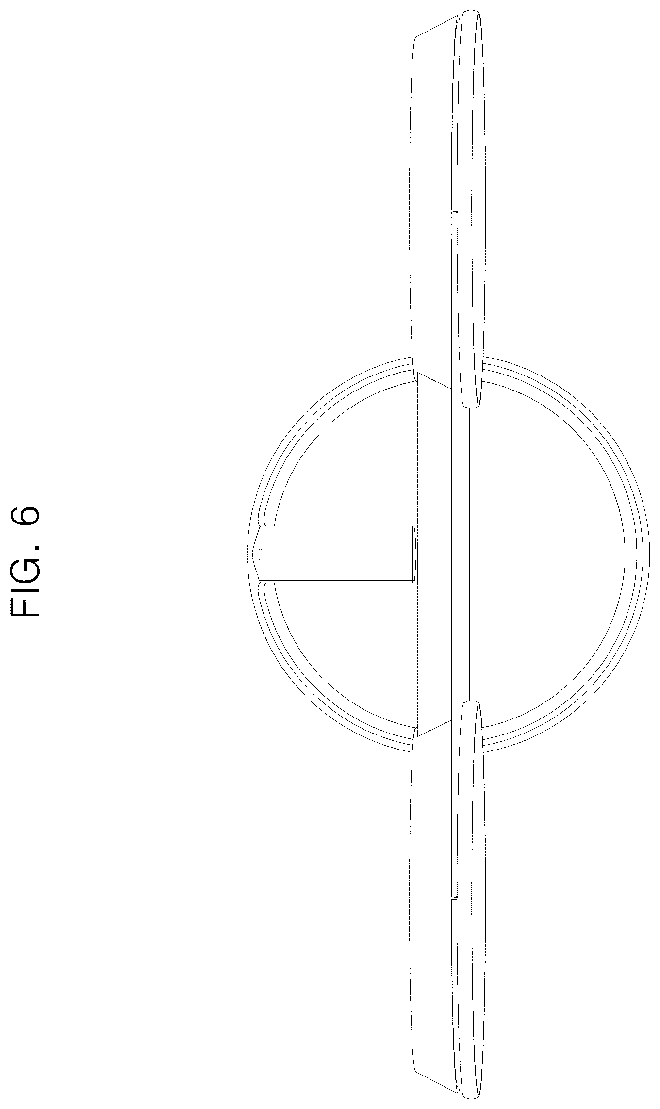 Patent USD1076916 Figure 6 – Display screen with speakers