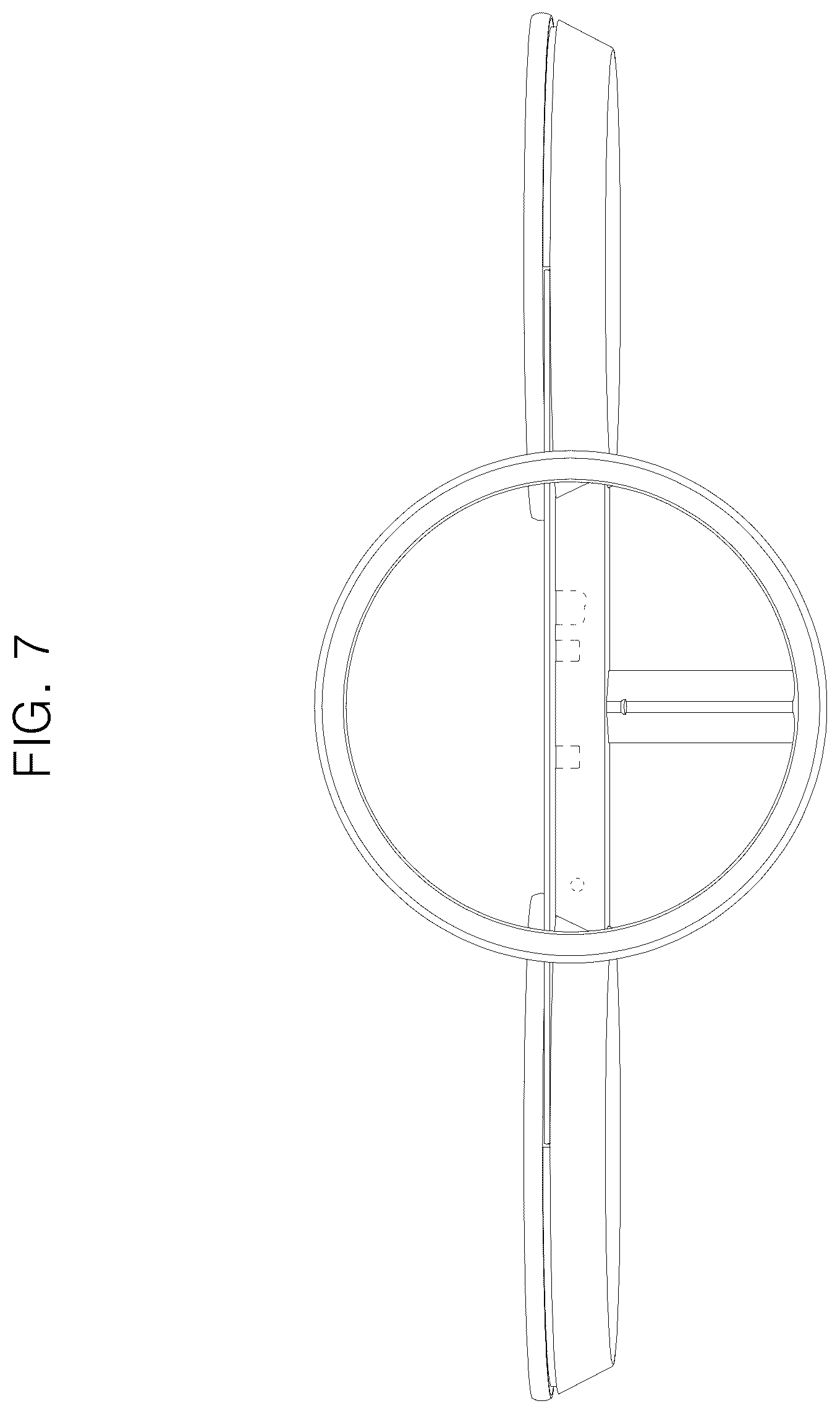 Patent USD1076916 Figure 7 – Display screen with speakers