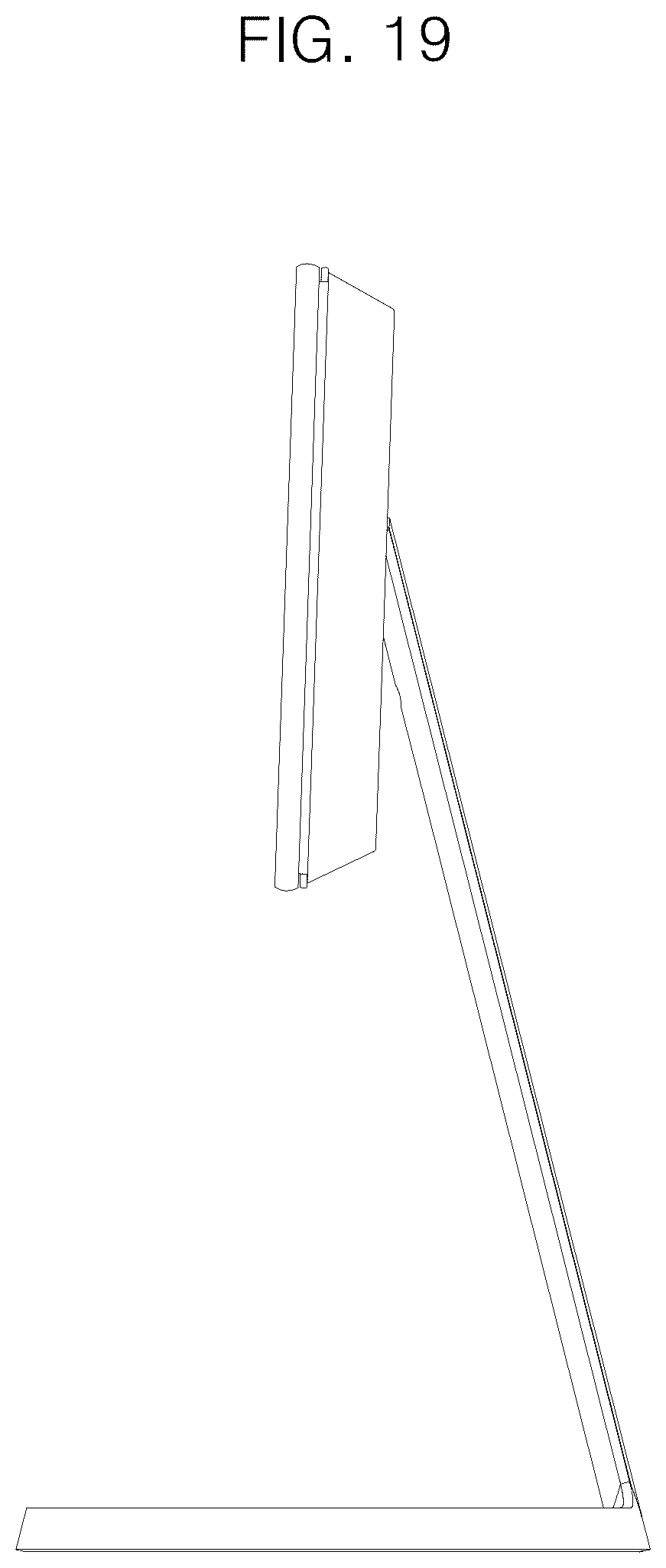 Patent USD1076916 Figure 19 – Display screen with speakers