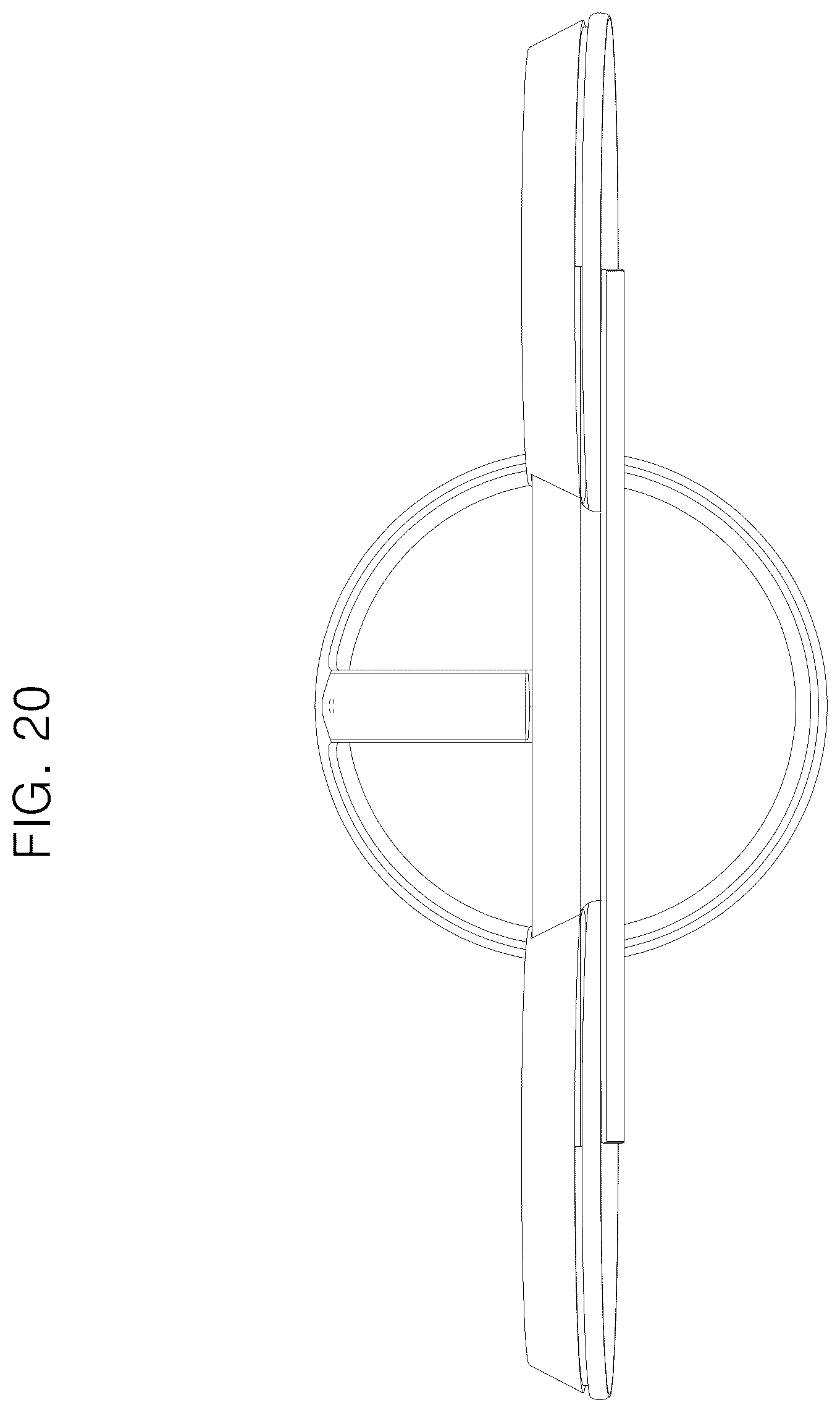 Patent USD1076916 Figure 20 – Display screen with speakers