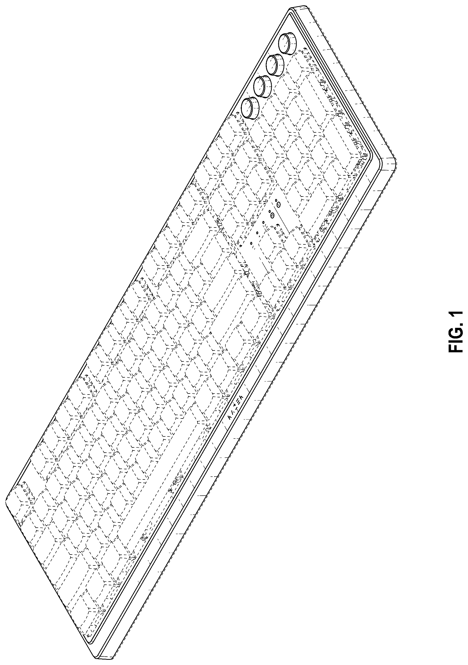 Patent USD1076917 Figure 1 – Keyboard