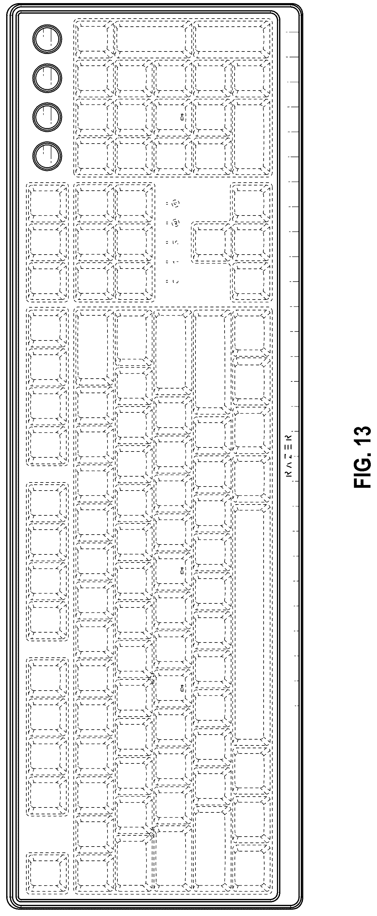 Patent USD1076917 Figure 9 – Keyboard