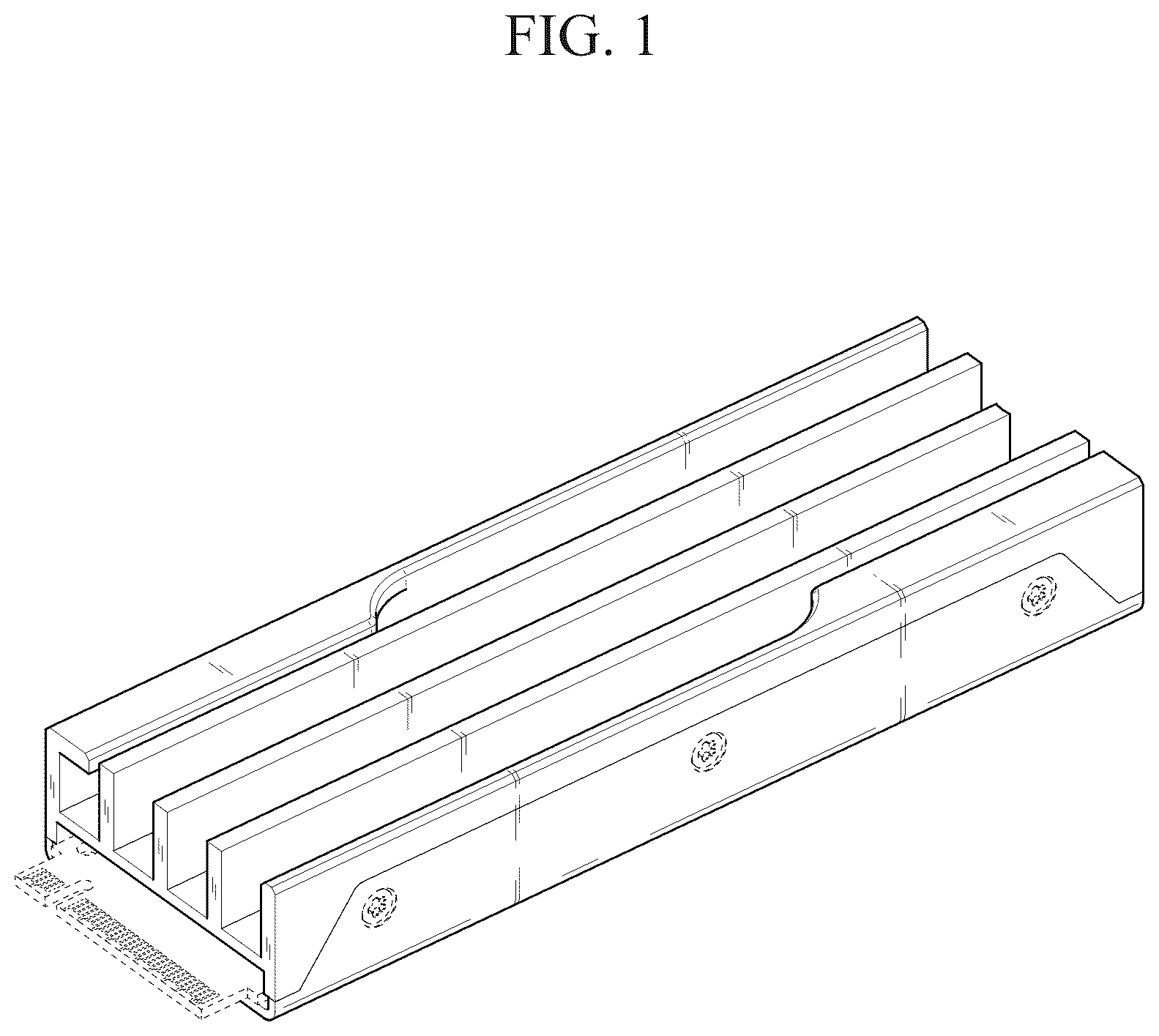 Patent USD1076922 Figure 1 – Solid state drive memory device
