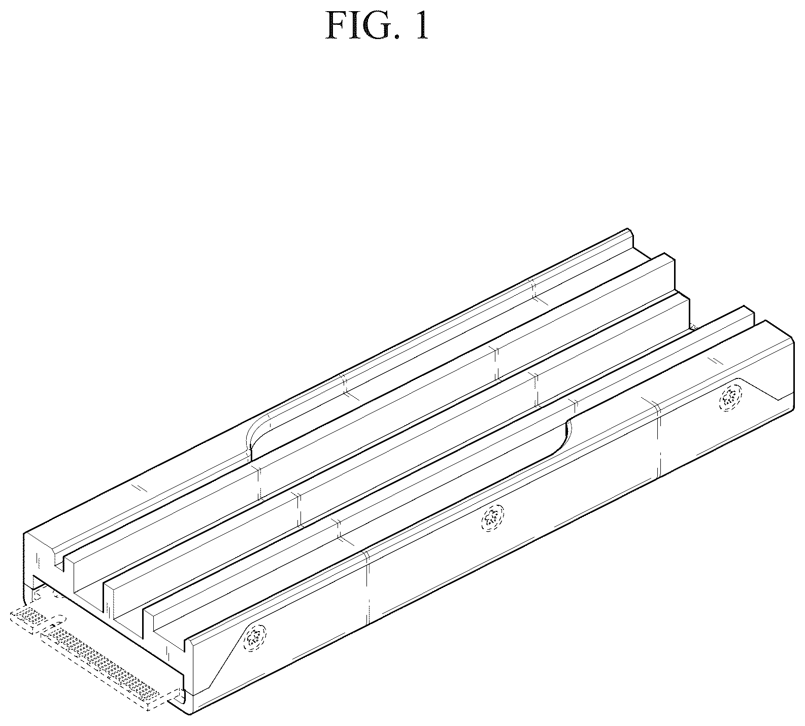 Patent USD1076923 Figure 1 – Solid state drive memory device