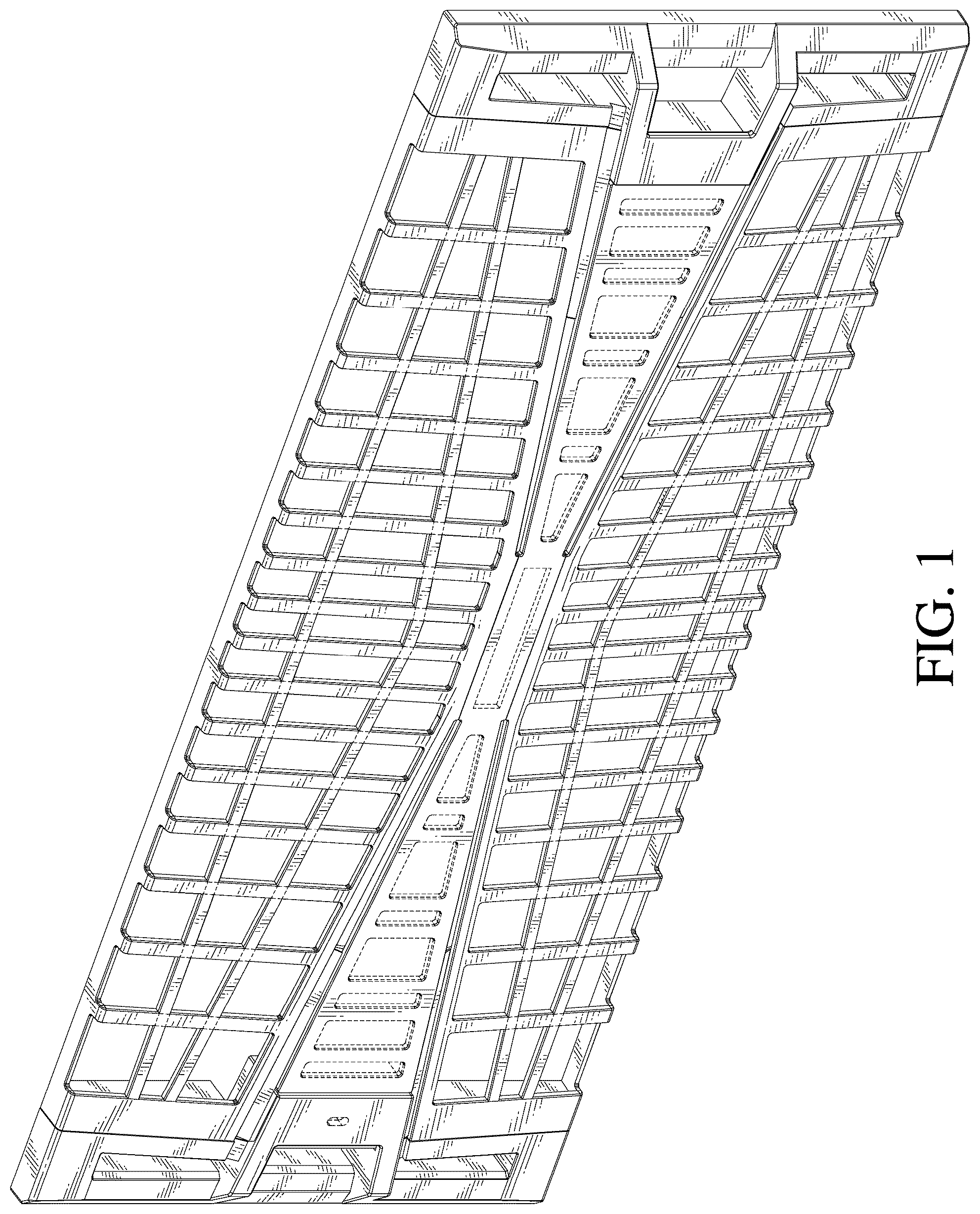Patent USD1076924 Figure 1 – Rack server bezel