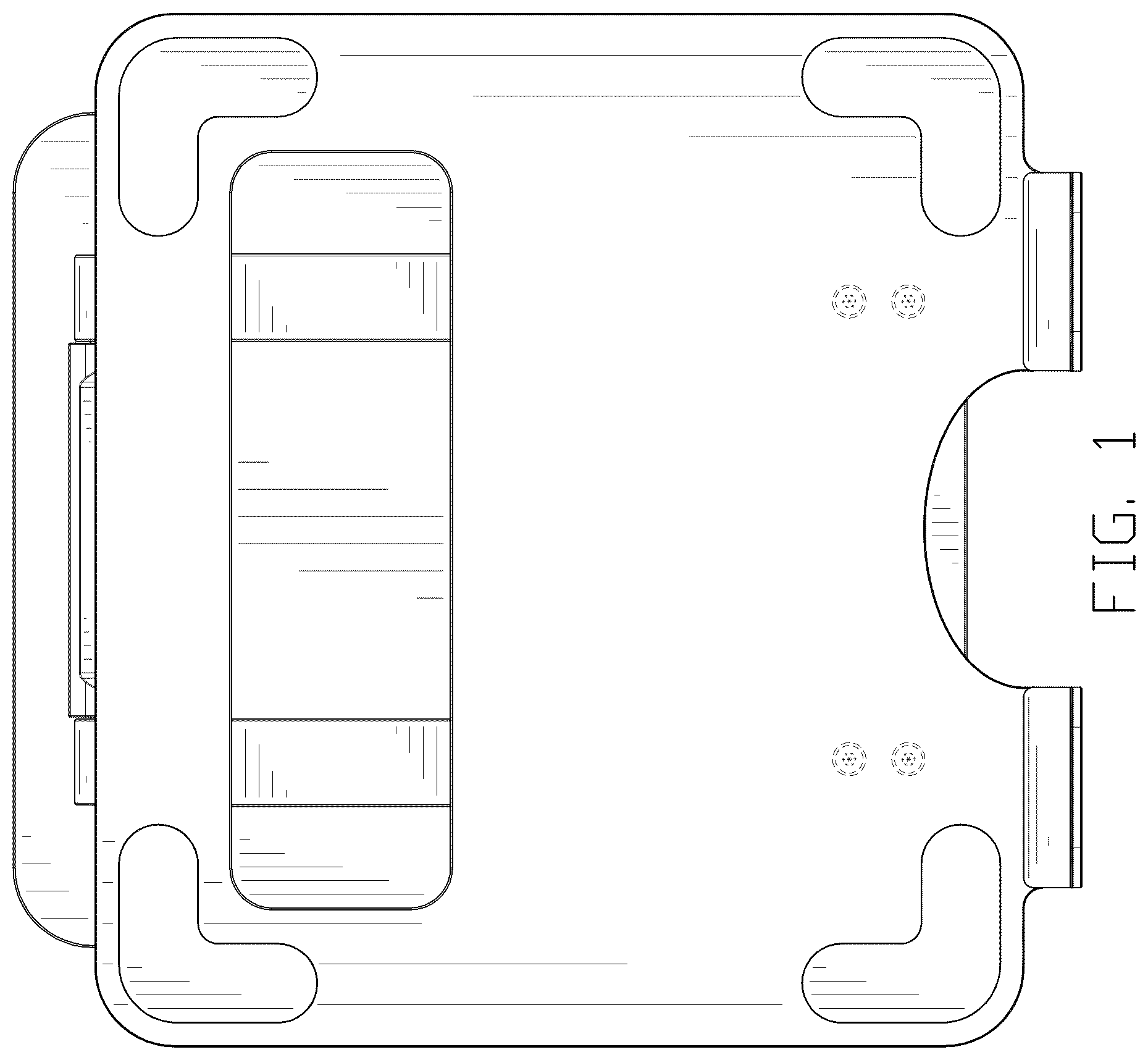 Patent USD1076925 Figure 1 – Laptop stand