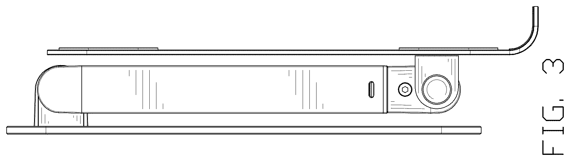 Patent USD1076925 Figure 3 – Laptop stand