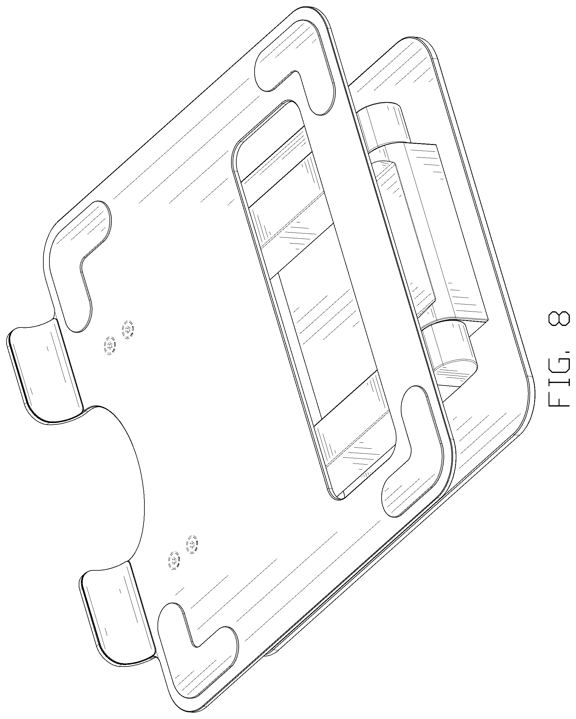 Patent USD1076925 Figure 8 – Laptop stand